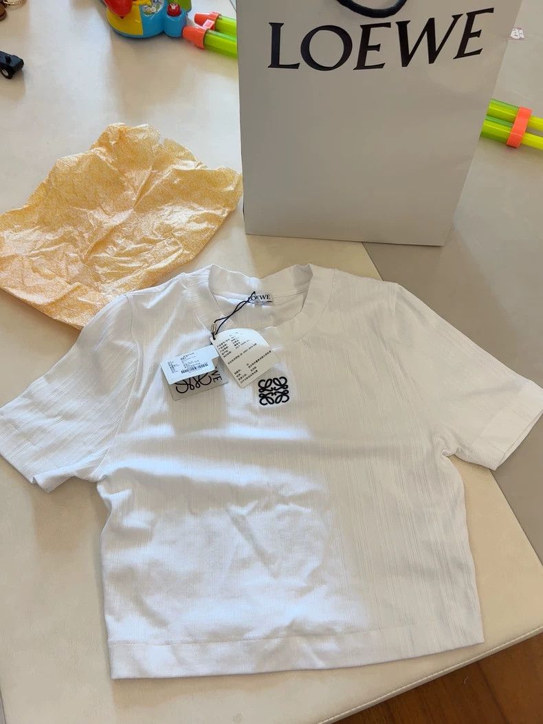 Loewe loewe White short sleeves 2505-Nextarrow Size US L / EU 52-54 / 3 - 1 Thumbnail