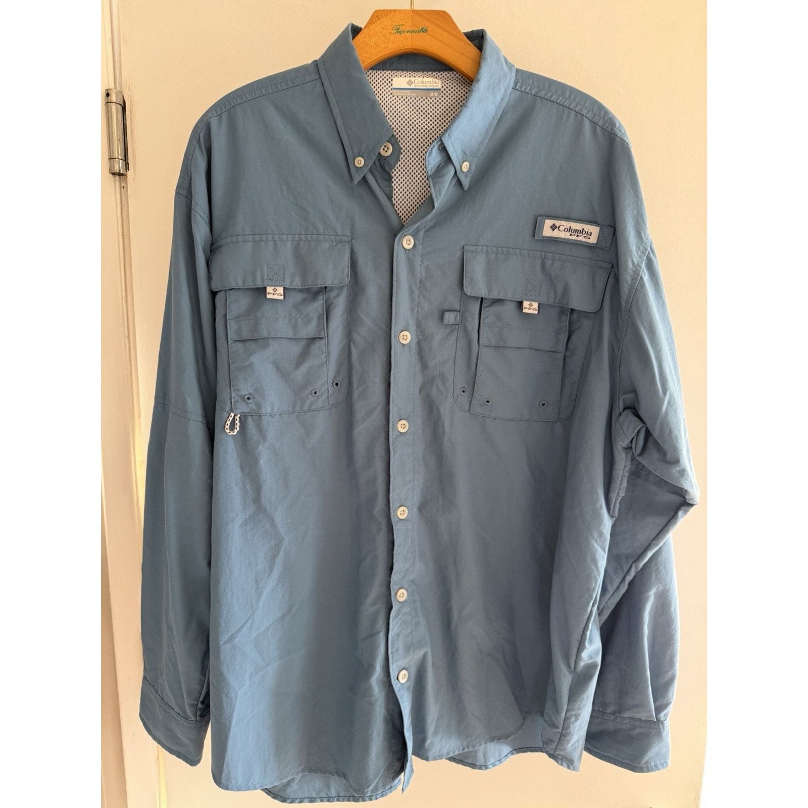 Columbia Columbia PFG Long Sleeve Blue Medium Size US M / EU 48-50 / 2 - 3 Thumbnail