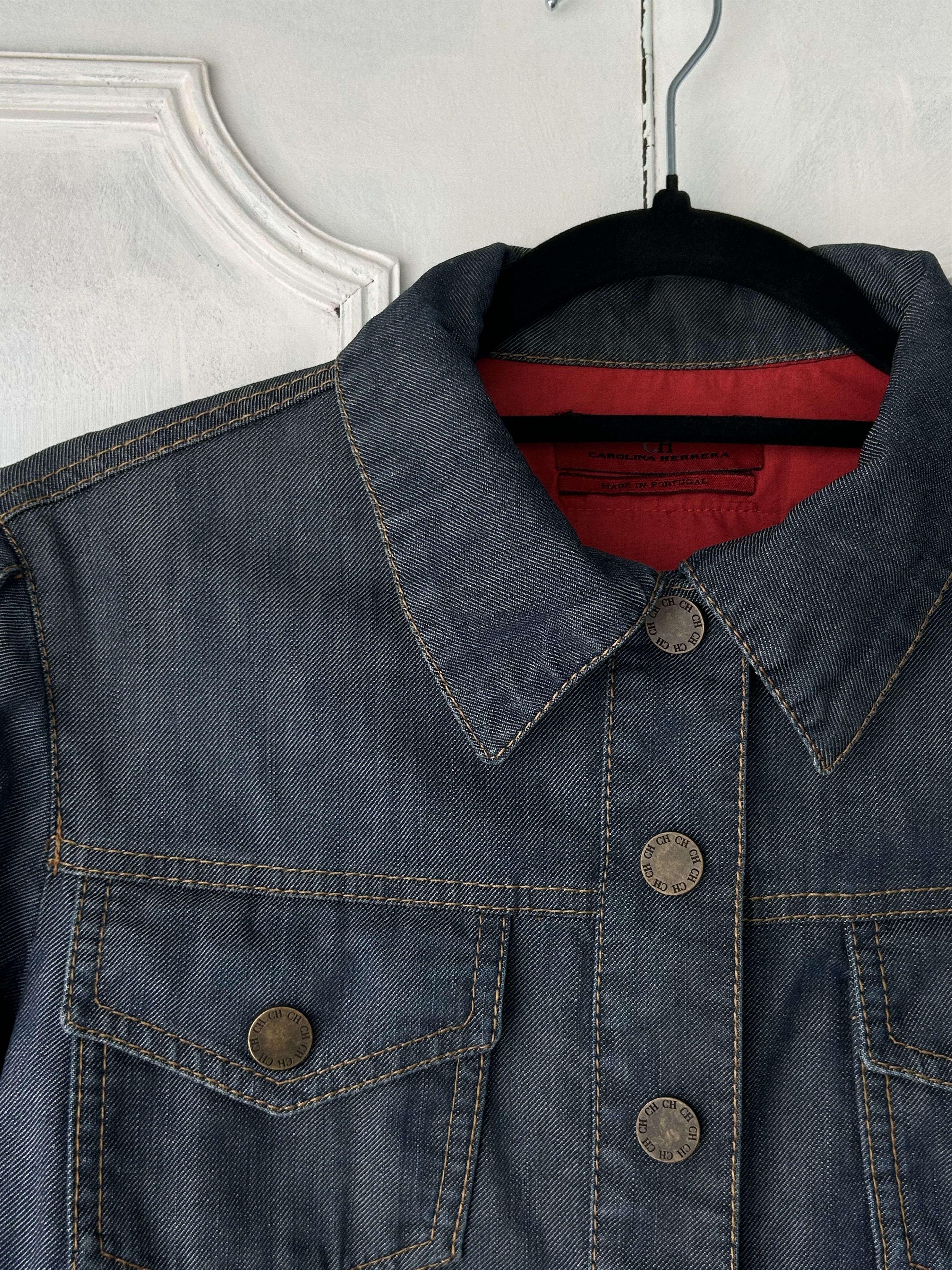 Carolina Herrera Carolina Herrera Denim Jacket Size M / US 6-8 / IT 42-44 - 4 Thumbnail