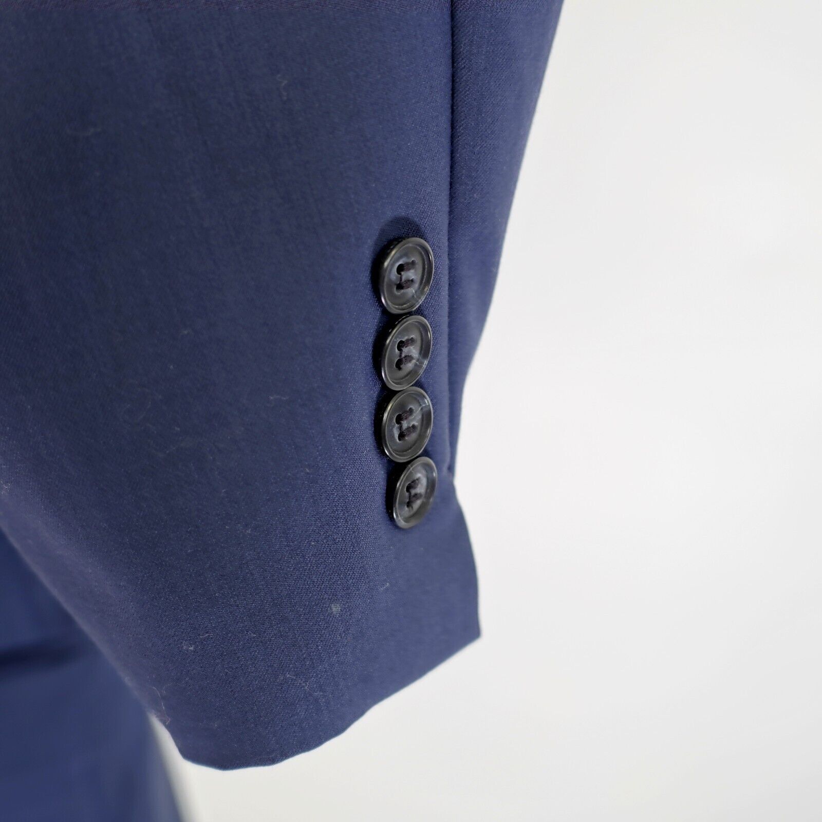 Joseph Abboud Joseph Abboud Marzotto 120s Wool Twill Blue 38S / Slim 40S B Size 38S - 3 Thumbnail
