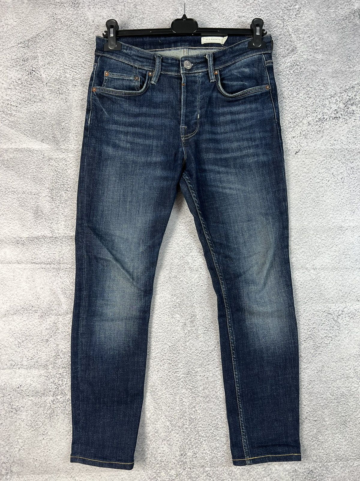 20471120 × Allsaints × Japanese Brand All saints cigarette denim jeans Size US 30 / EU 46 - 4 Thumbnail
