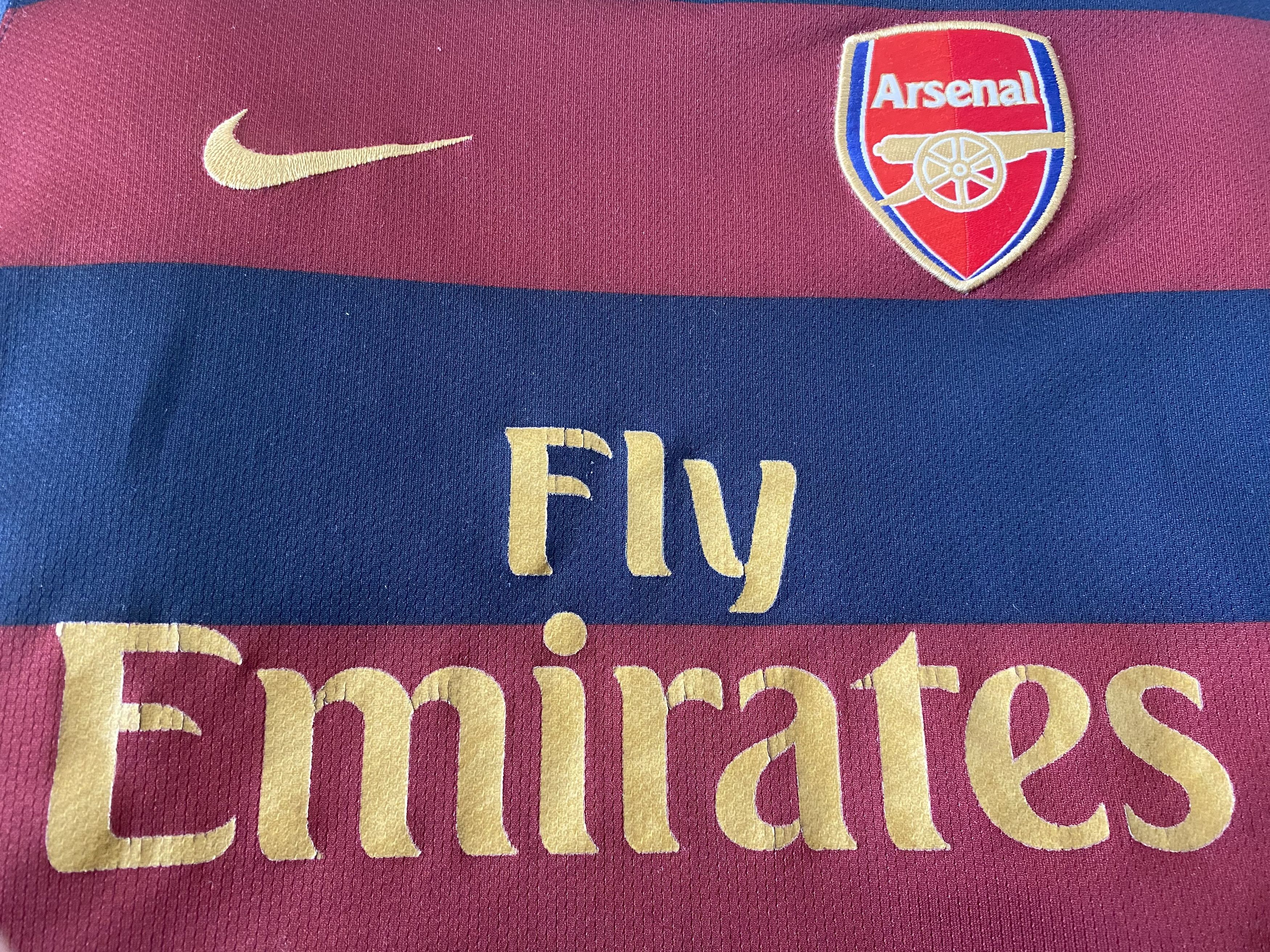 Nike ARSENAL LONDON F.C. 2007 - 2008 - Nike - children's - UNIQUE Size US XXS / EU 40 - 4 Thumbnail