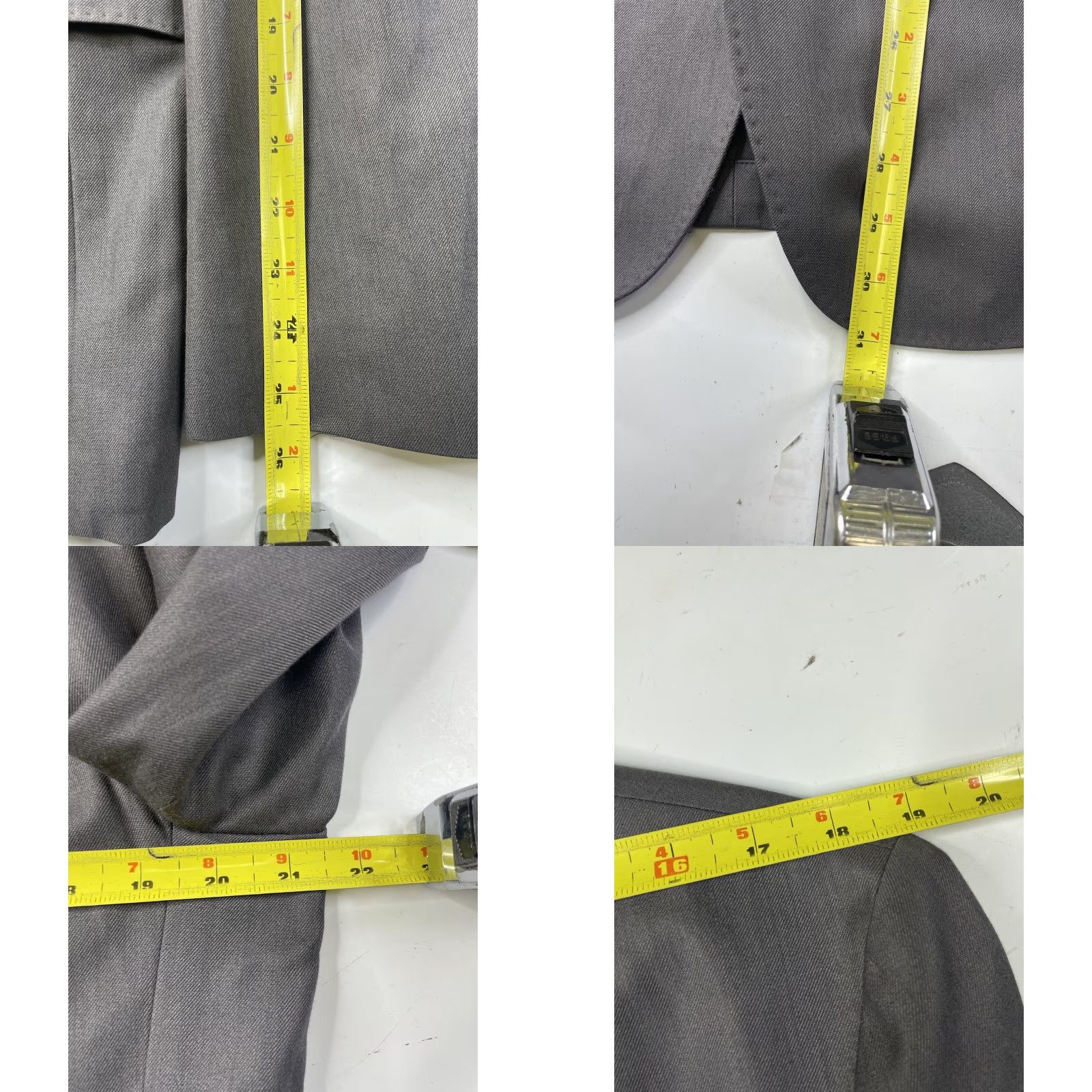 J.Crew J.CREW Blazer Jacket Unstructured Wool Gray 44R Men Regular Blazer Coat H2794 Size 44R - 8 Thumbnail