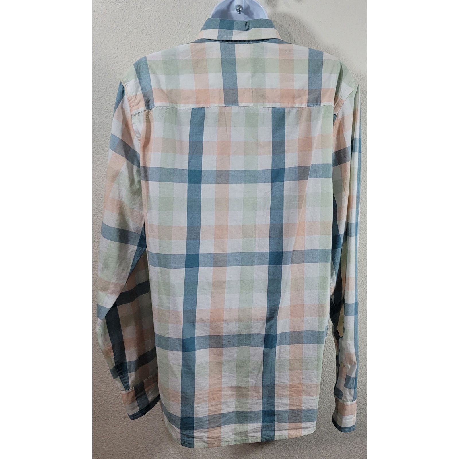 Other Peyton & Parker Blue Pink Check Button Up Top Medium Size M / US 6-8 / IT 42-44 - 3 Thumbnail