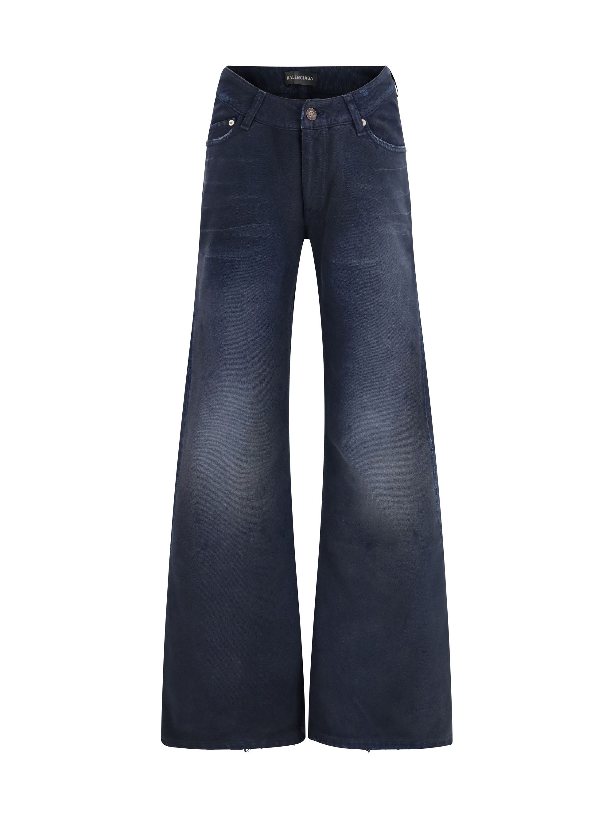 Balenciaga Curved Waist Jeans Size 27" / US 4 / IT 40 - 1 Thumbnail