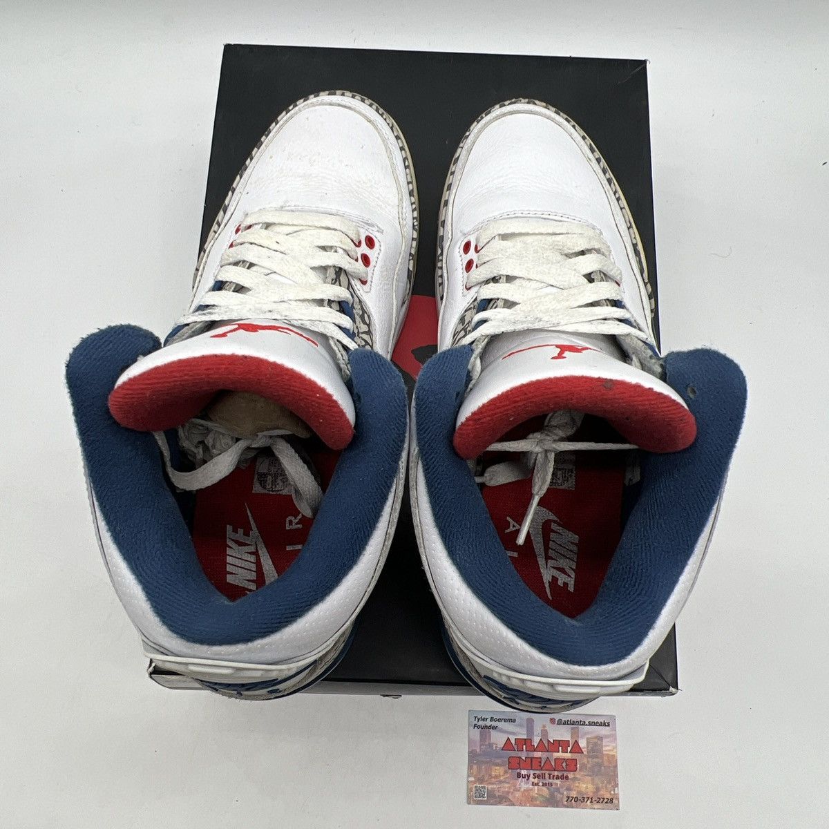 Jordan Brand Air Jordan 3 true blue Size US 8.5 / EU 41-42 - 7 Thumbnail