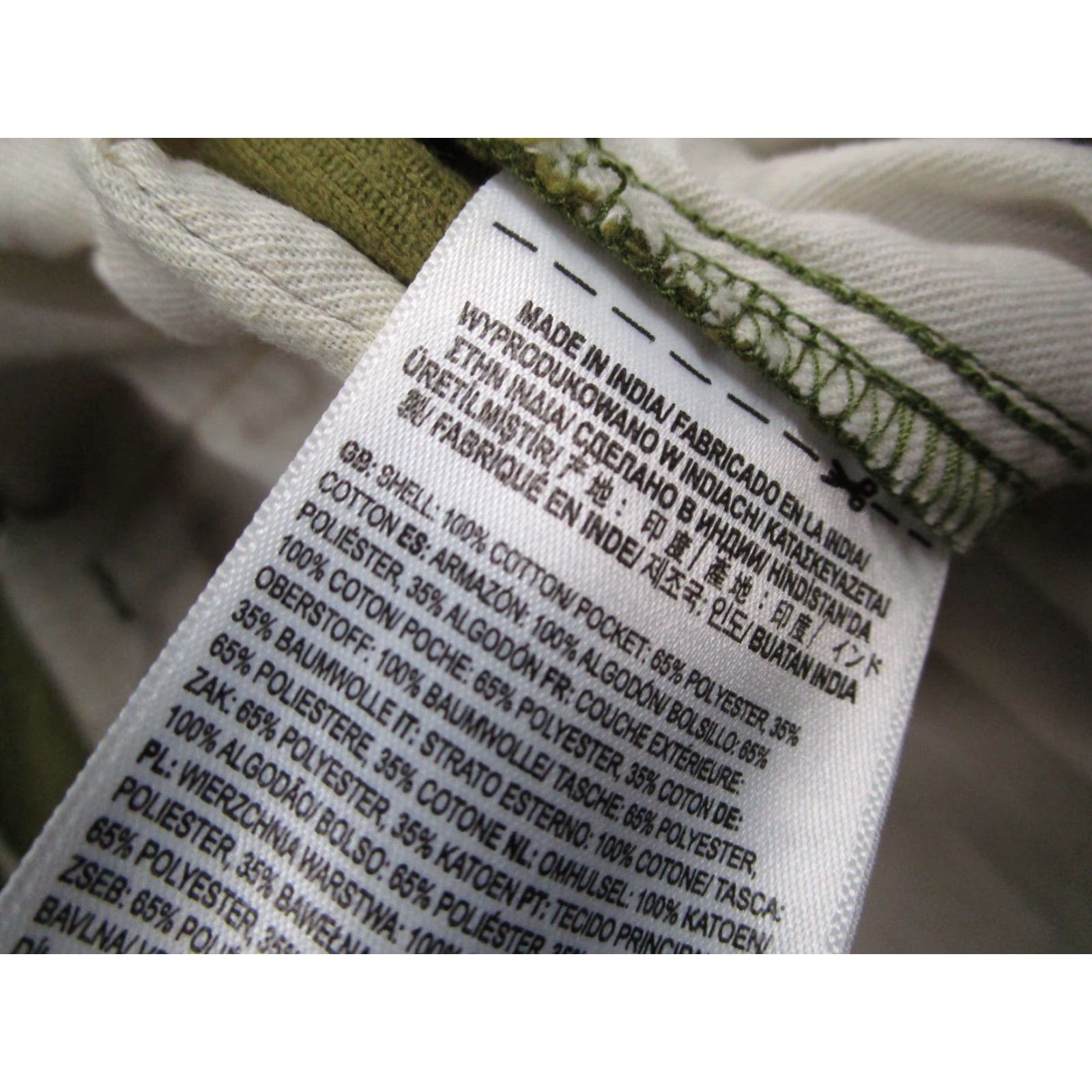 Vans Vans Men's Chino Pants 28 Relaxed Fit Green Corduroy Flat Front 28x30 Modern Size US 28 / EU 44 - 4 Thumbnail