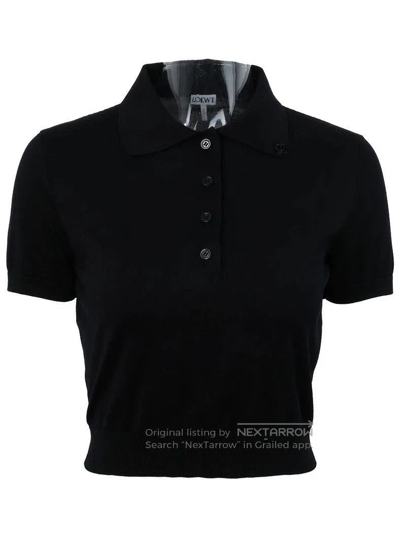 Loewe LOEWE Short Silk Blend Polo Knit. Size US S / EU 44-46 / 1 - 1 Thumbnail