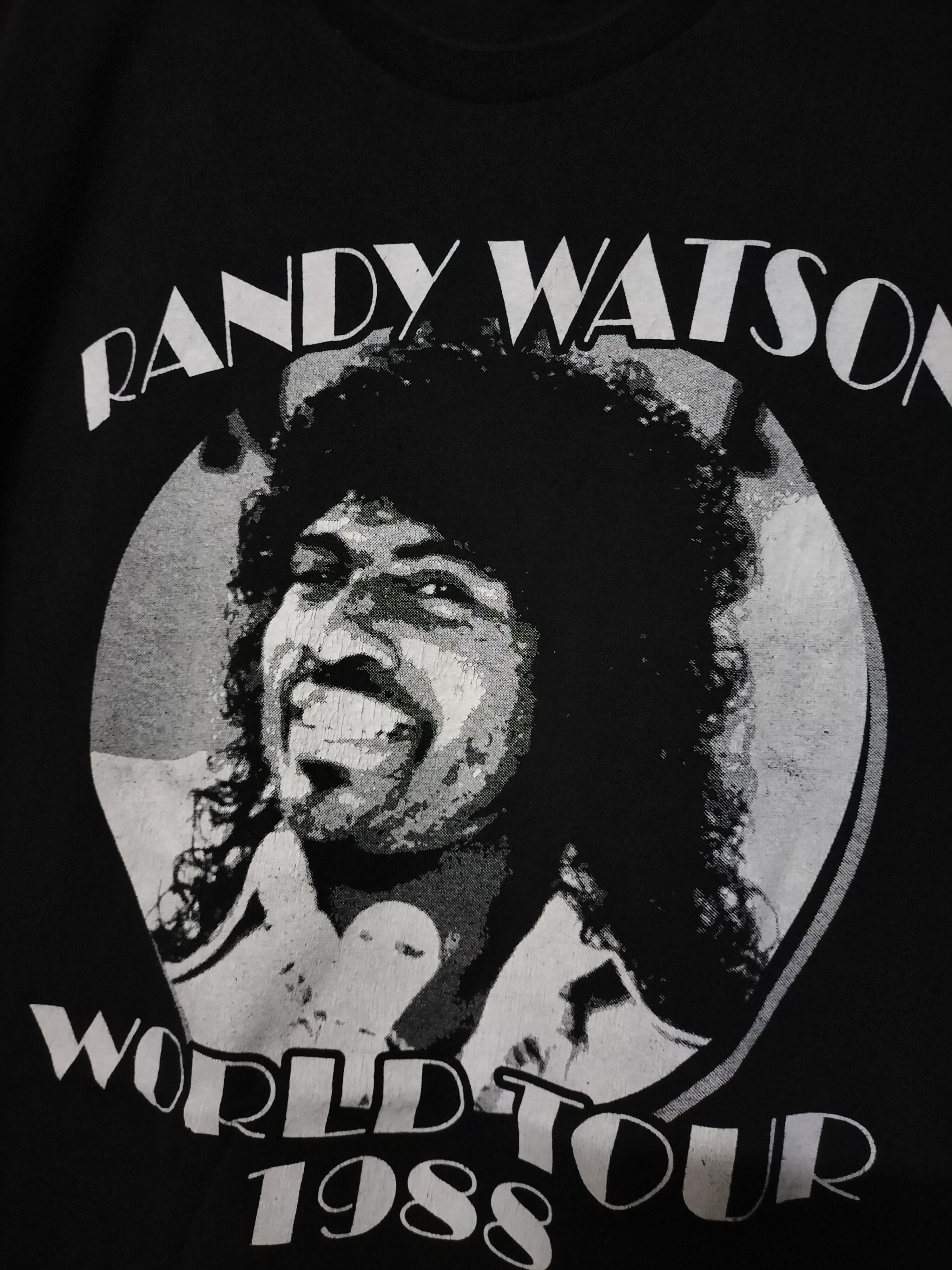 Band Tees Vintage Randy Watson 1988 Reproduction Double stitch Size US XL / EU 56 / 4 - 2 Thumbnail