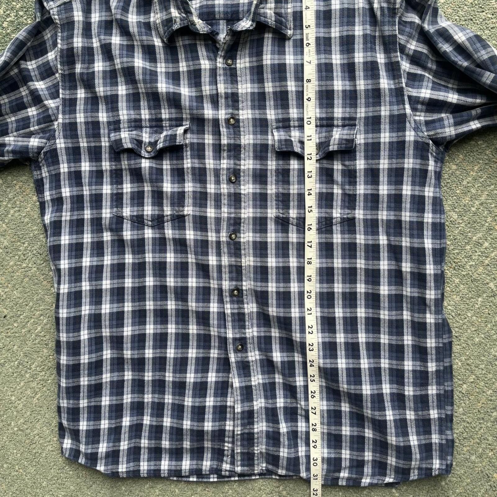 Other Men’s Plaid Heavyweight Long Sleeve Long Tail Button-Up Size US XXL / EU 58 / 5 - 6 Thumbnail