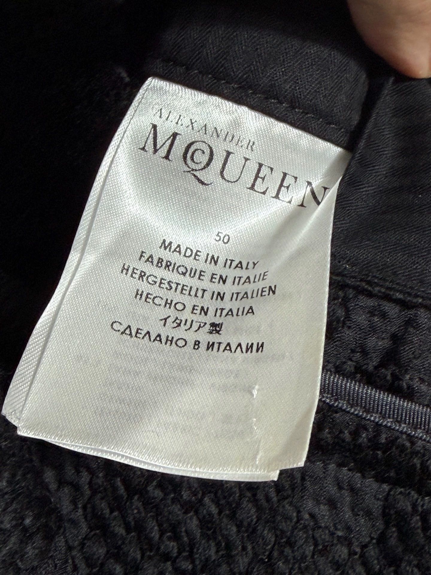 Alexander McQueen Alexander McQueen Skull Embroidered Slim Suit Jacket Size 50R - 8 Thumbnail