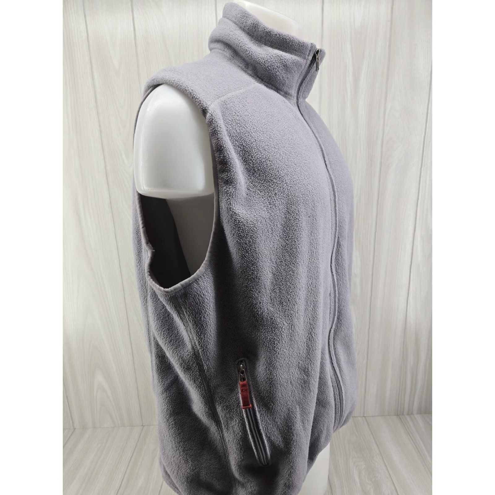 Patagonia Patagonia Synchilla Vest Mens 2XL Gray Fleece Zip Vest Outdoor Ski Medium Shoulder to Shoulder 20.75" Armpit to Armpit 26.5" Down Back 30" Vintage: No Size US XXL / EU 58 / 5 - 7 Thumbnail