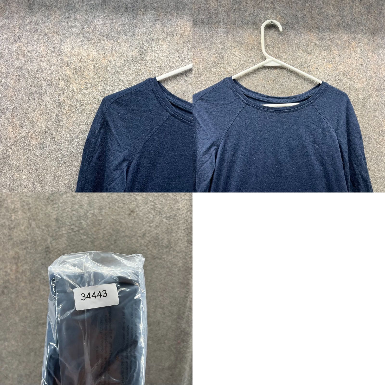 Lululemon Lululemon Shirt Womens 2 Blue Navy Long Sleeve T-Shirt Pullover Crew Neck Athletic Gym Swiftly Tech Run Jog Activewear Front-Runner Style Womens Size XS / US 0-2 / IT 36-38 - 8 Thumbnail