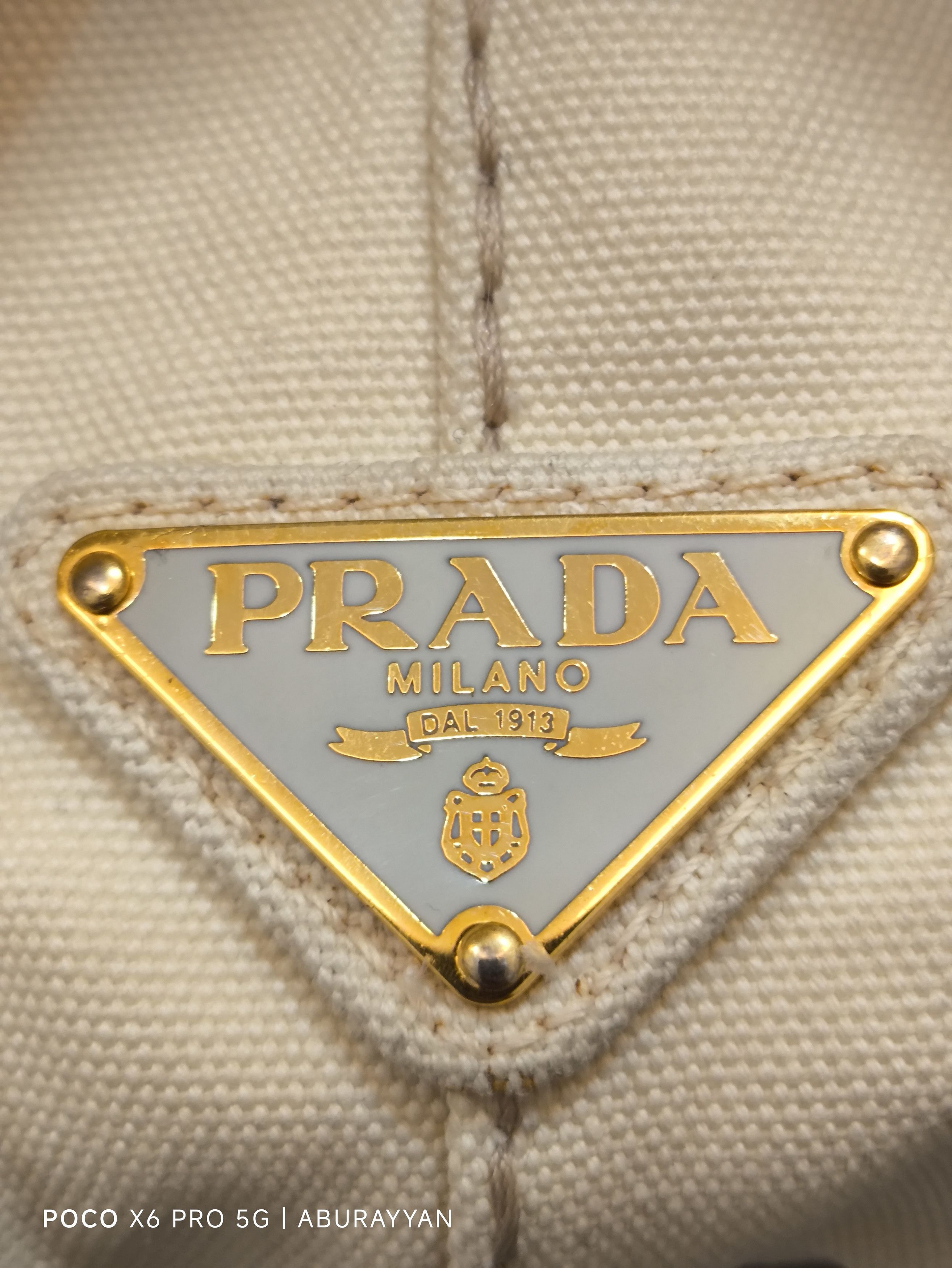 Prada Prada White Canapa Logo Canvas Satchel Black Size ONE SIZE - 4 Thumbnail