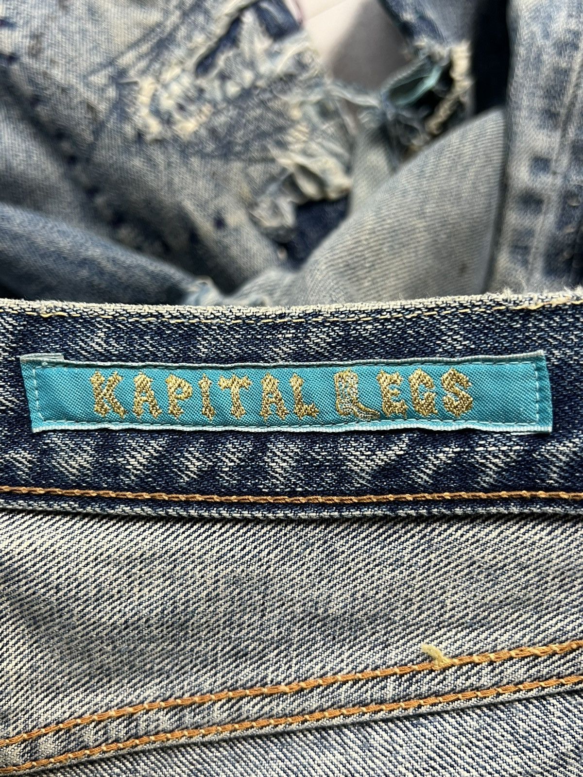 Kapital × Kapital Kountry kapital kountry vintage boro jeans Size US 32 / EU 48 - 6 Thumbnail