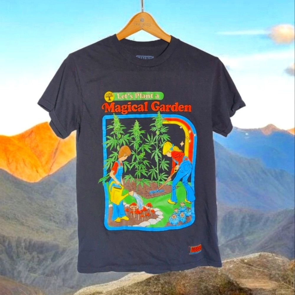 Other Magical Garden Funny Shirt by Stephen Rhodes sz S Size US S / EU 44-46 / 1 - 1 Thumbnail