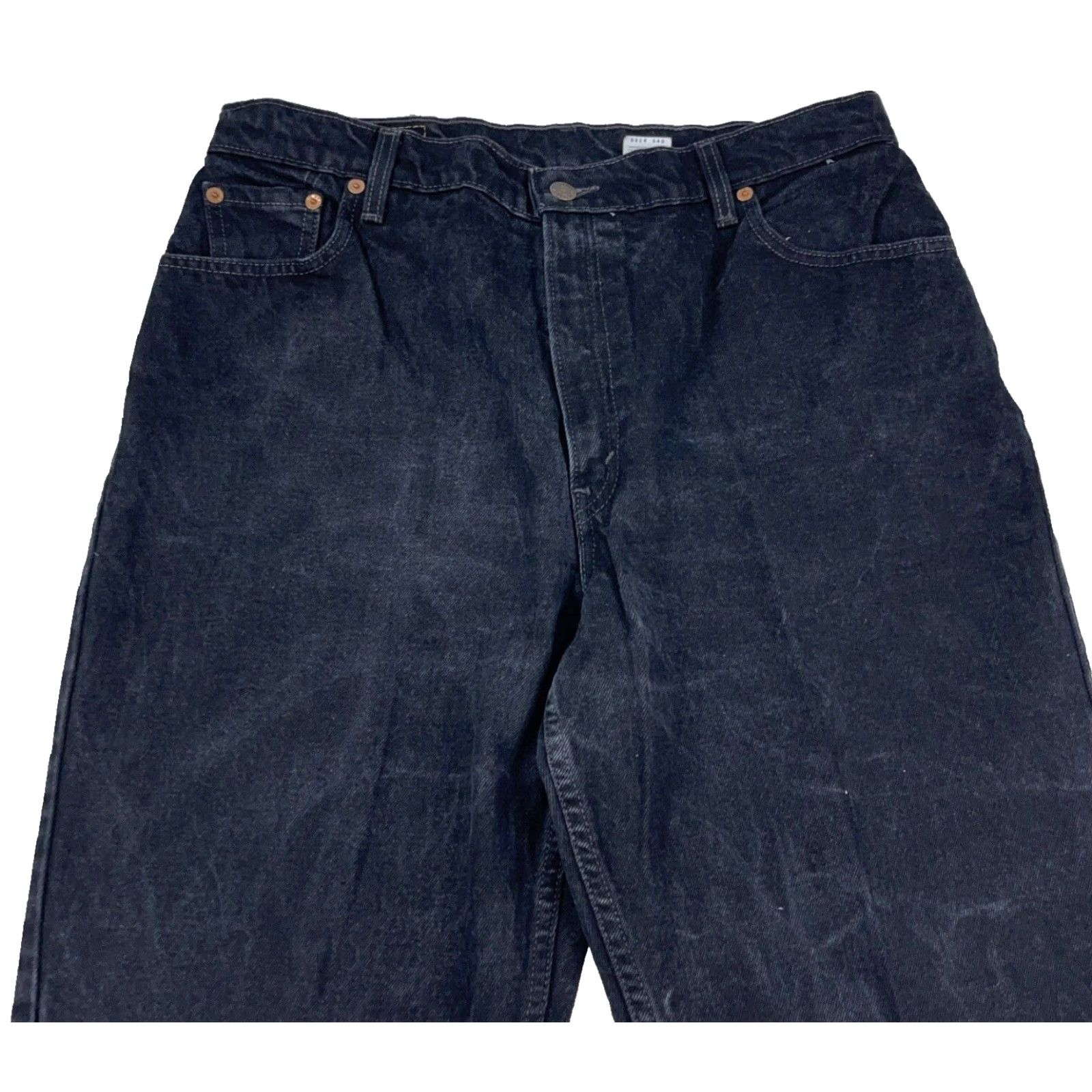 Levi's VINTAGE Levi's Jeans Women 16 Black Relaxed Fit 550 80s 90s USA Womens Size 38" / US 16 / IT 52 - 6 Thumbnail