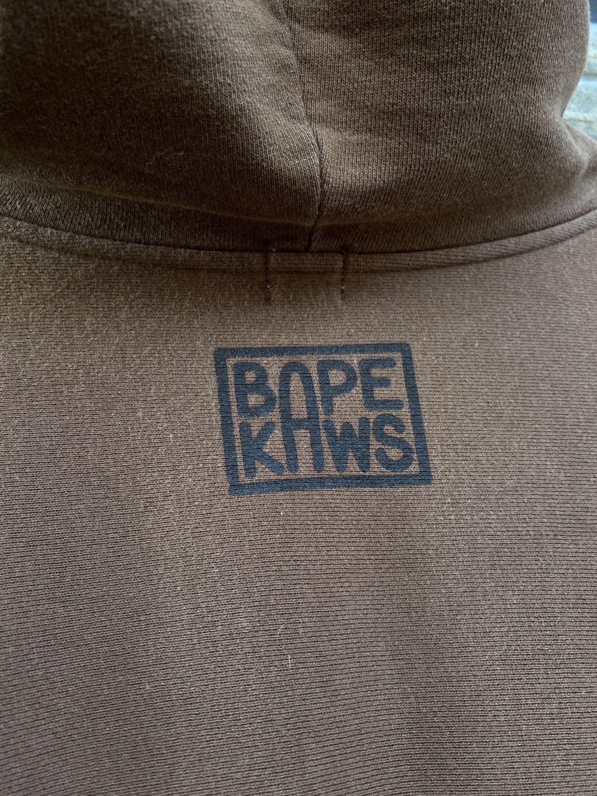 Bape × Kaws Bape x Kaws Soldier Brown Full Zip Hoodie Size US L / EU 52-54 / 3 - 11 Thumbnail