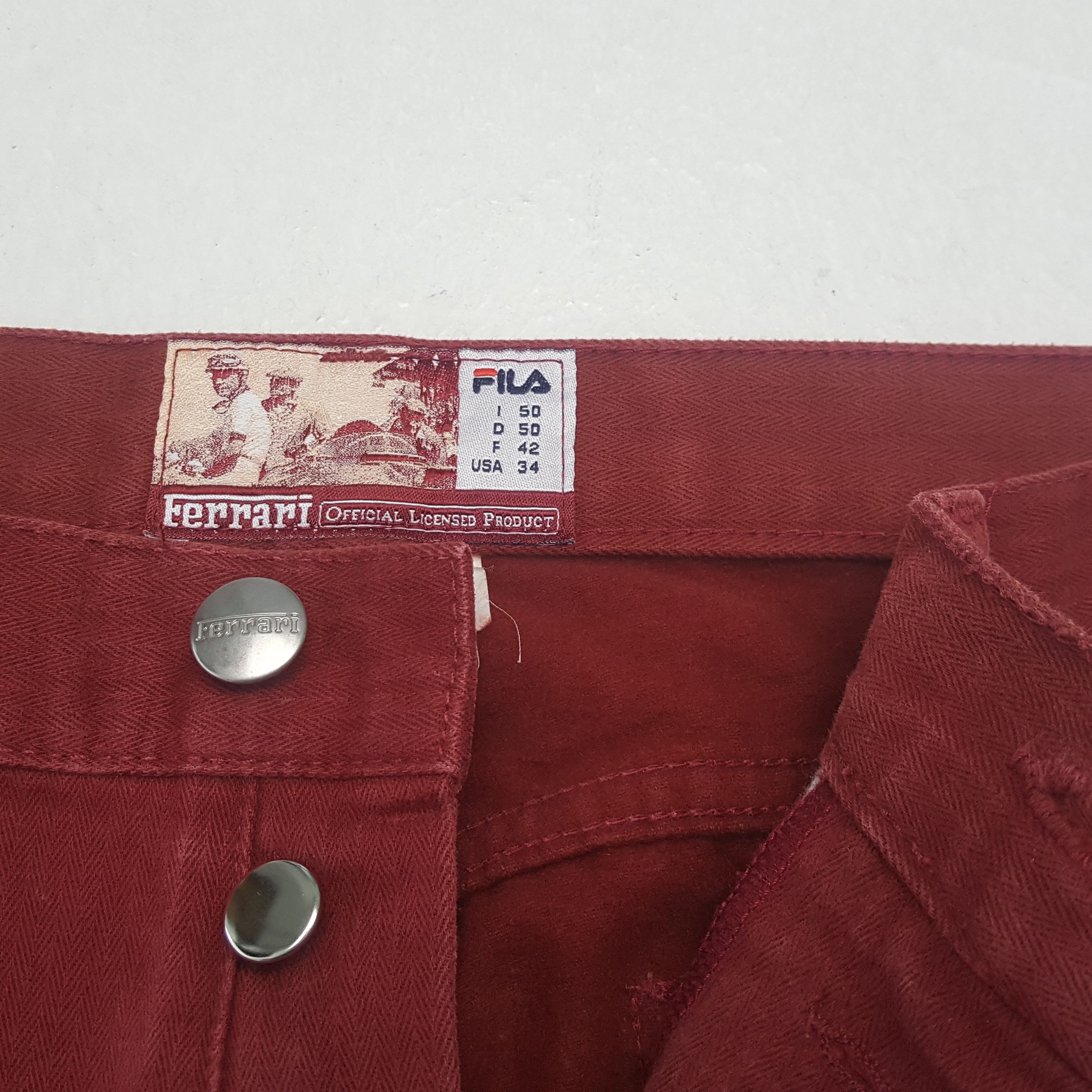 Fila Fila X Ferrari Trousers Pants C297N8 Size US 32 / EU 48 - 12 Thumbnail