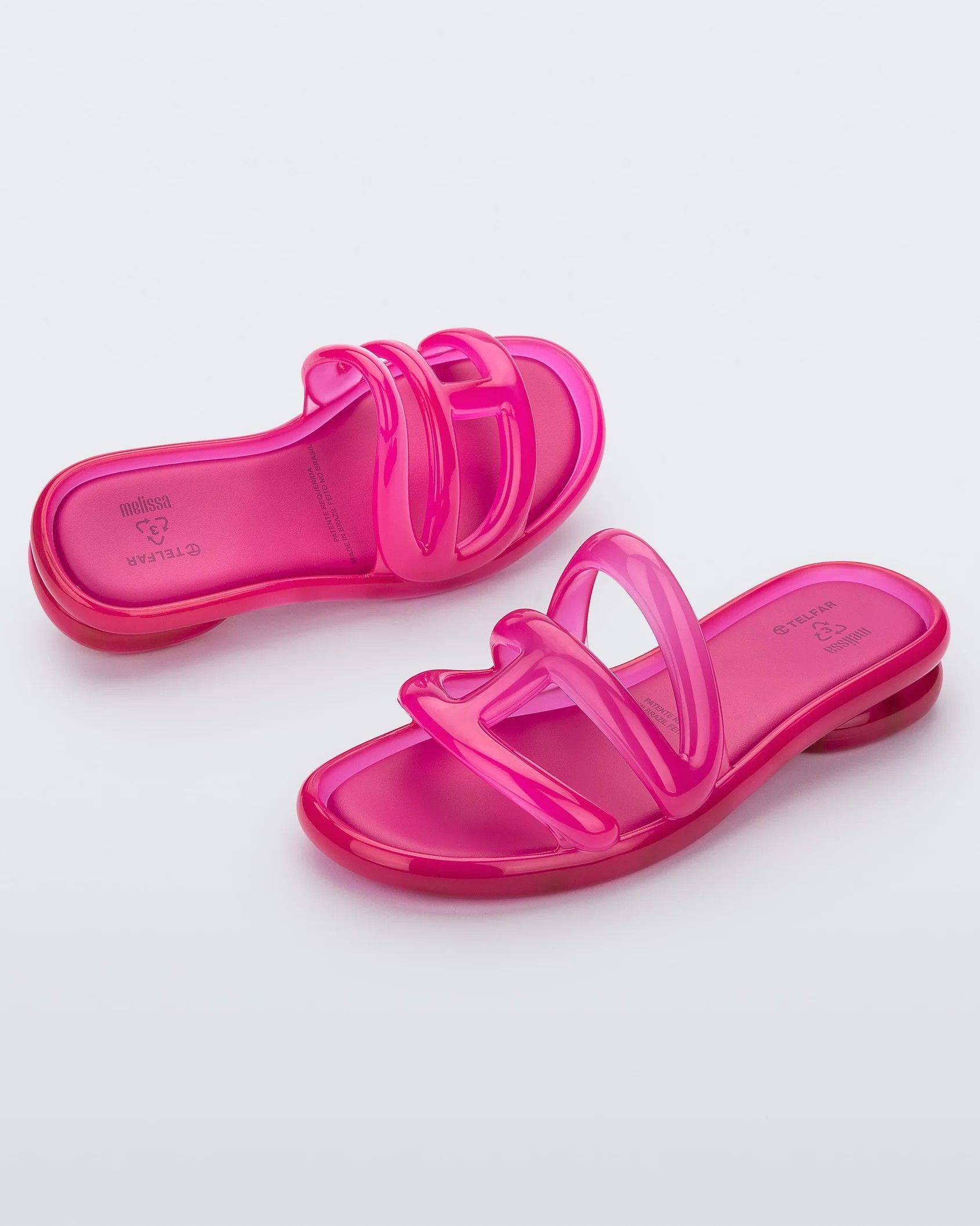 Melissa Melissa x Telfar Jelly Slide - pink (Women's Sizing) Size US 9 / IT 39 - 2 Thumbnail