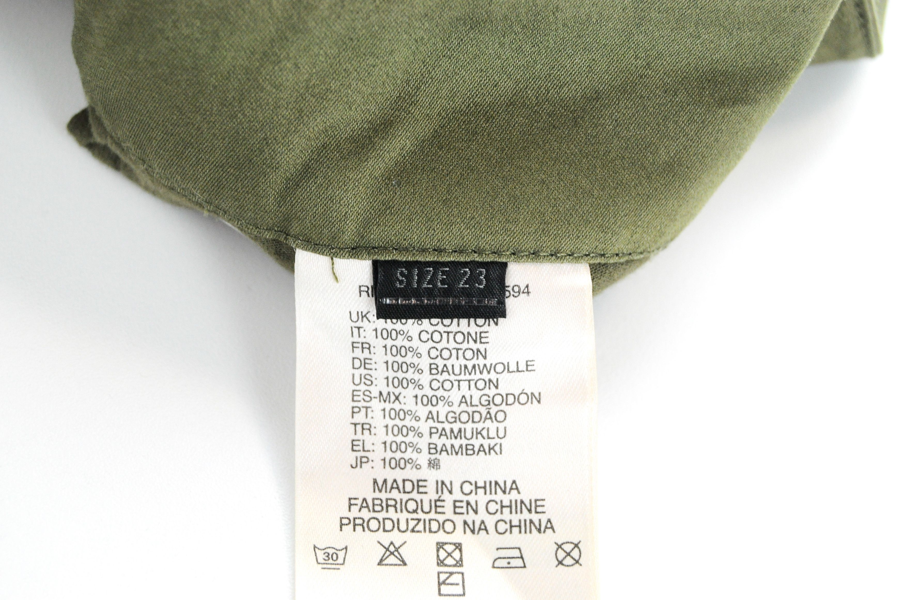 Diesel FAYZA-AA 0EALI 23 Olive Green Boyfriend Jogger 54984 Size 23" - 5 Thumbnail