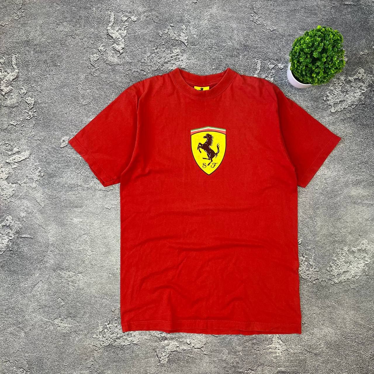 Vintage Vintage 90's Ferrari Formula 1996 F1 Racing Team Shirt Size US M / EU 48-50 / 2 - 1 Thumbnail