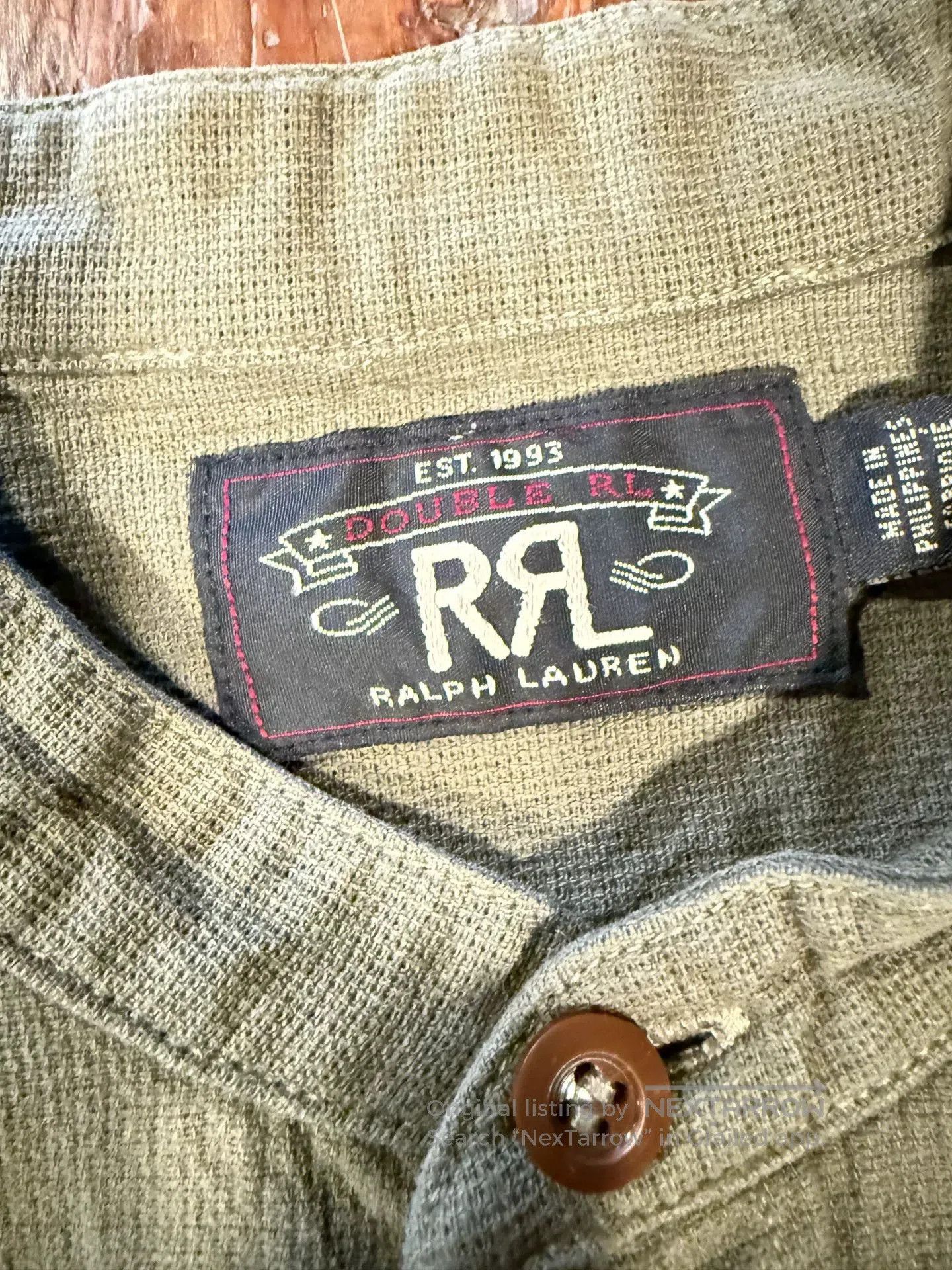 RRL Ralph Lauren RRL Ralph Lauren Military Green Shirt. Size US M / EU 48-50 / 2 - 3 Thumbnail