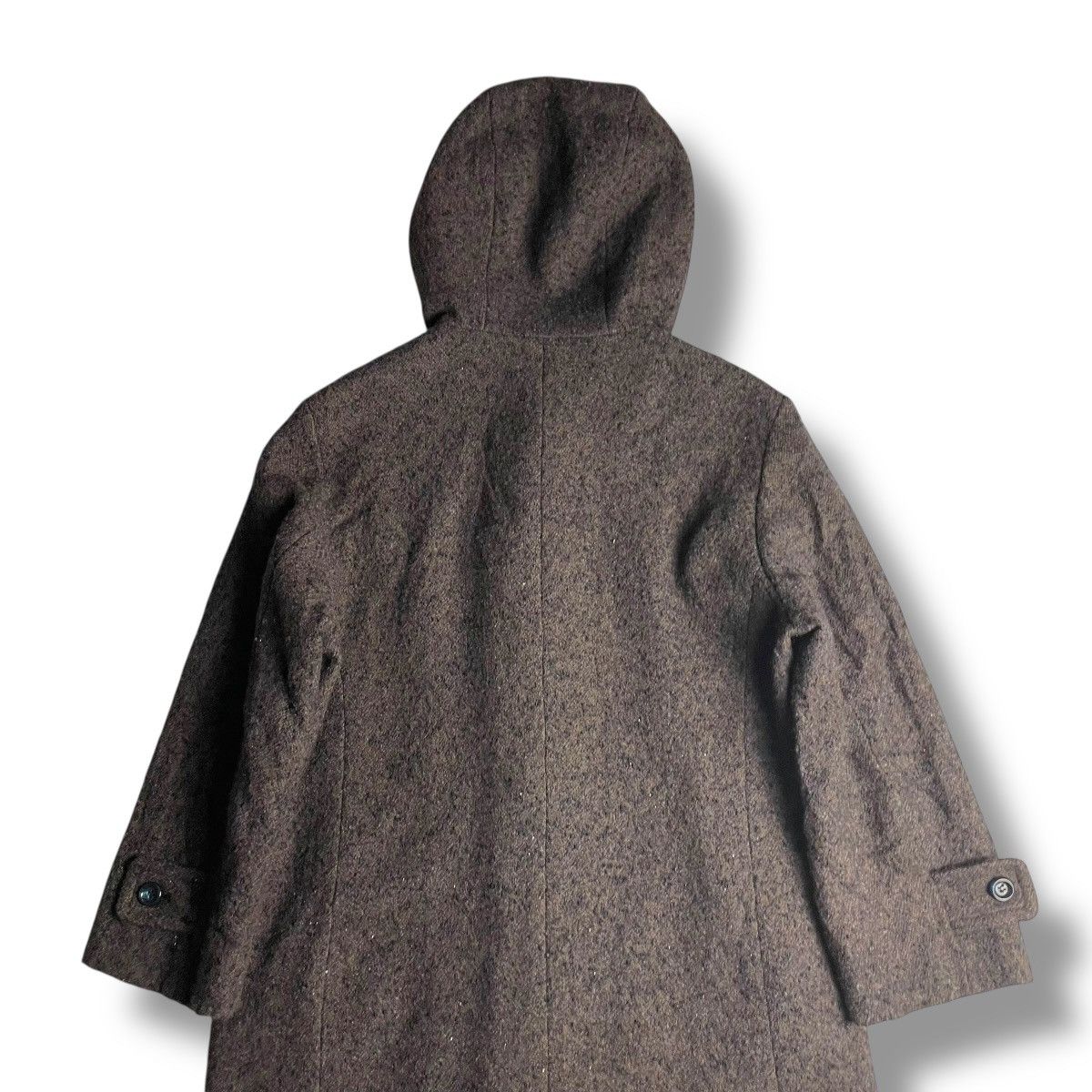 Issey Miyake 🇯🇵 VINTAGE HAI SPORTING GEAR WOOL LONG COAT JACKET Size US M / EU 48-50 / 2 - 12 Thumbnail