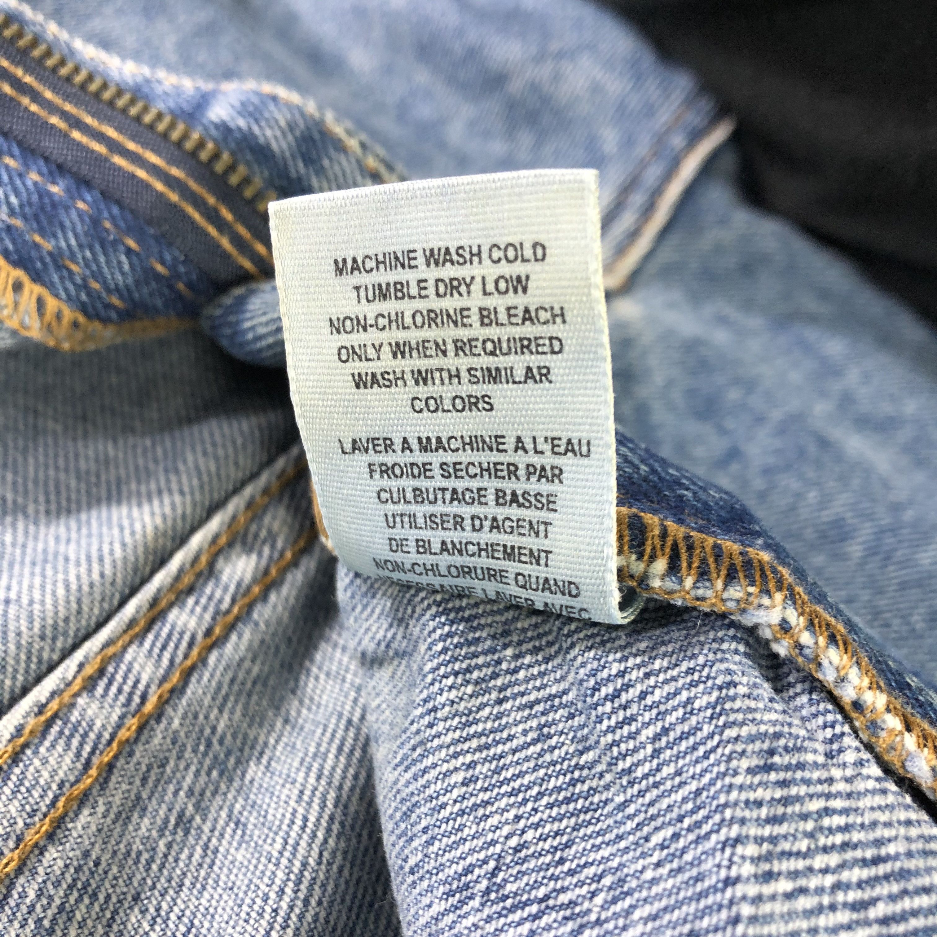 Polo Ralph Lauren Vintage Polo Ralph Lauren Blue Baggy Jeans KJ2176 Size US 32 / EU 48 - 11 Thumbnail