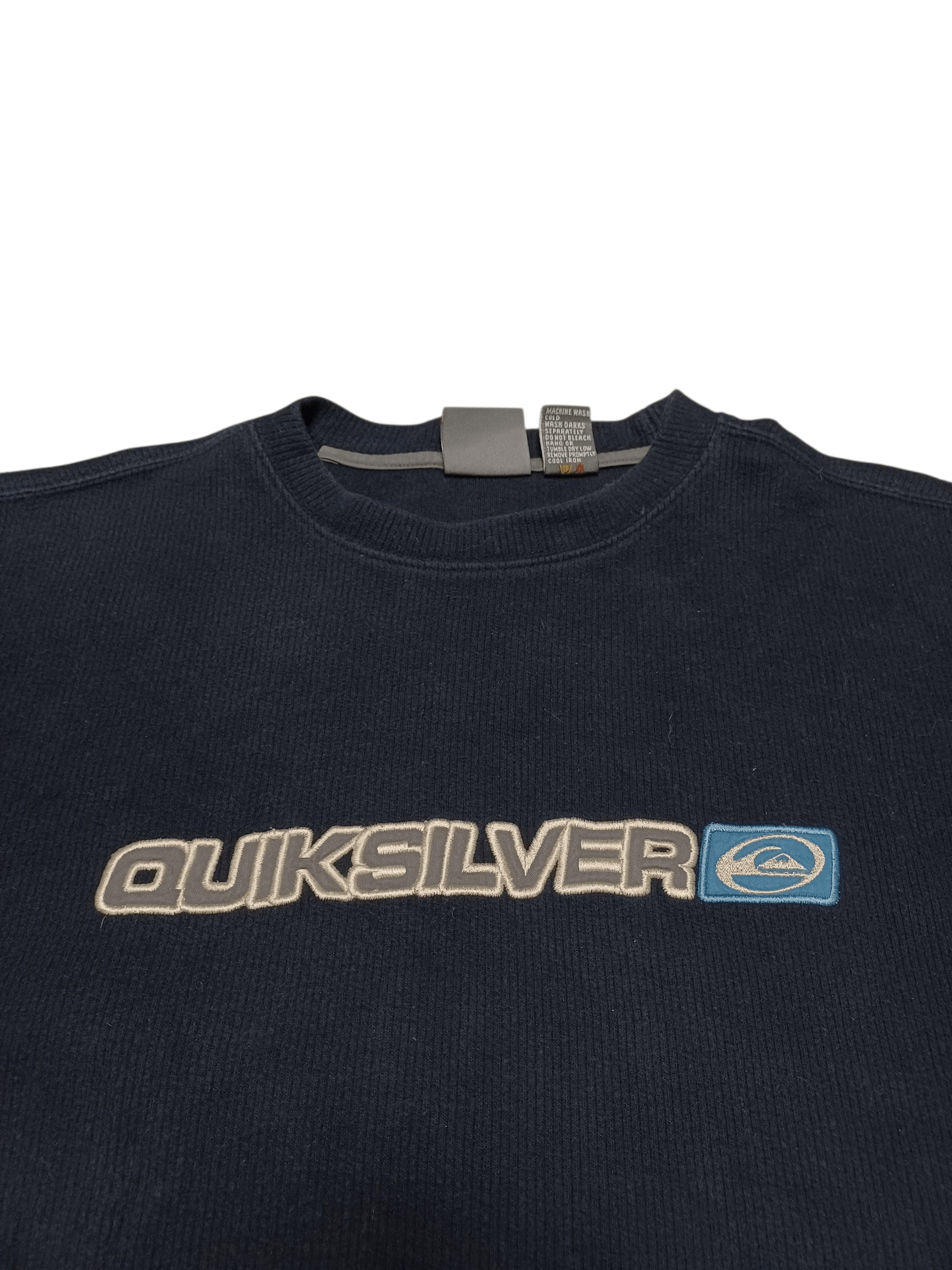 Quiksilver QUIKSILVER VINTAGE 00S BIG LOGO EMBROIDERED SWEATSHIRT Size US L / EU 52-54 / 3 - 2 Thumbnail