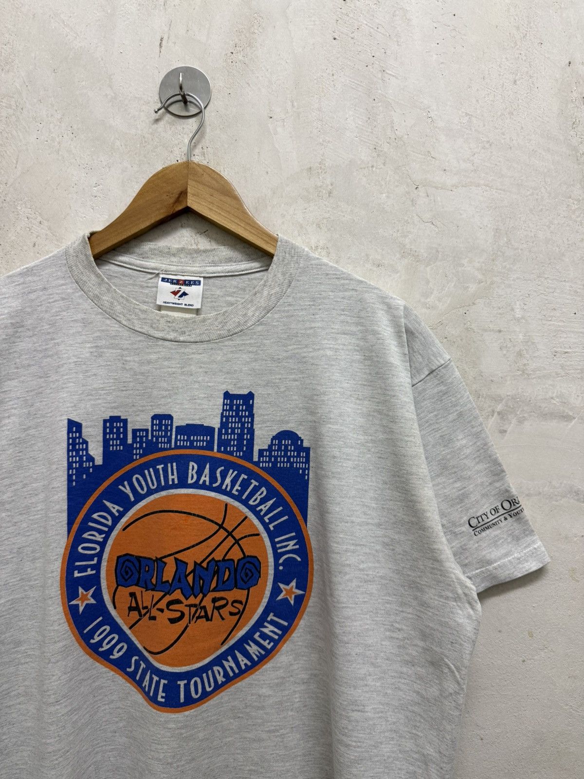 Vintage Vintage 90s Orlando All Star NBA Basketball T-Shirt Size US L / EU 52-54 / 3 - 2 Thumbnail