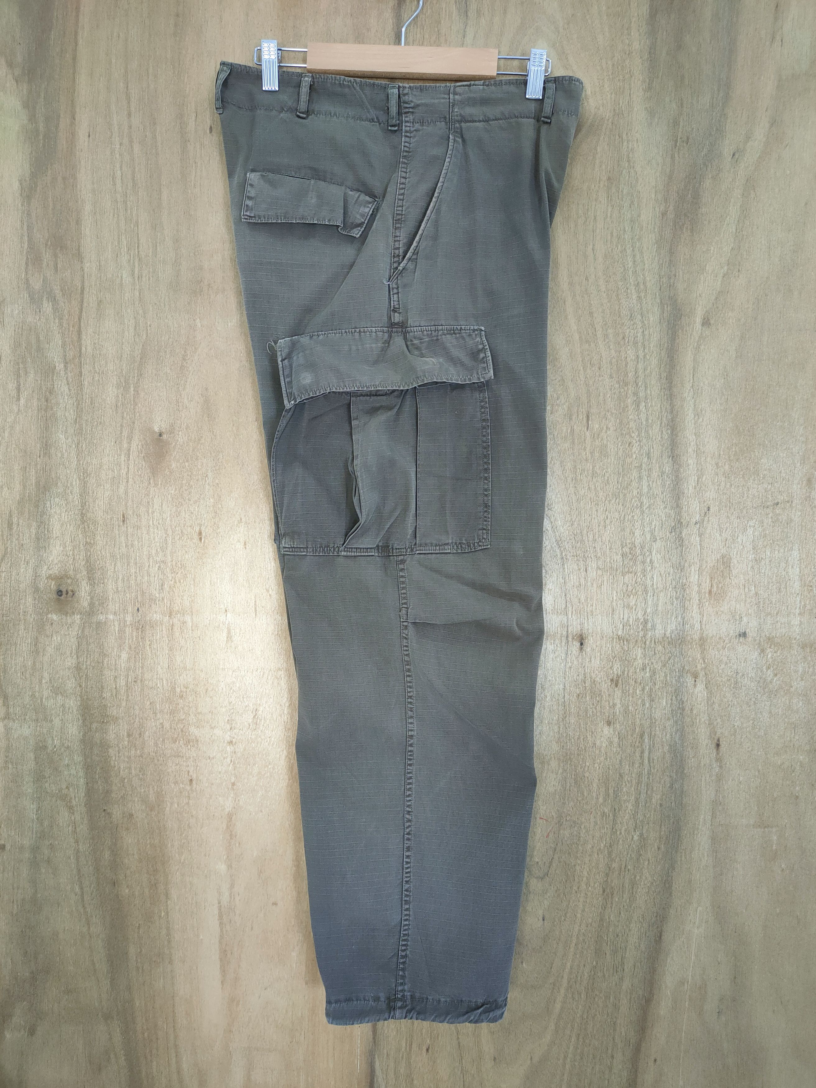Japanese Brand VINTAGE MILITARY BROWN FADED CARGO PANTS Size US 30 / EU 46 - 16 Thumbnail