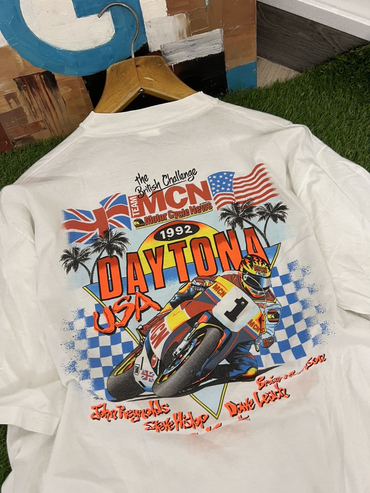 Harley Davidson × Vintage Daytona Beach Bike Week Motorcycle T-Shirt Size US XL / EU 56 / 4 - 11 Thumbnail