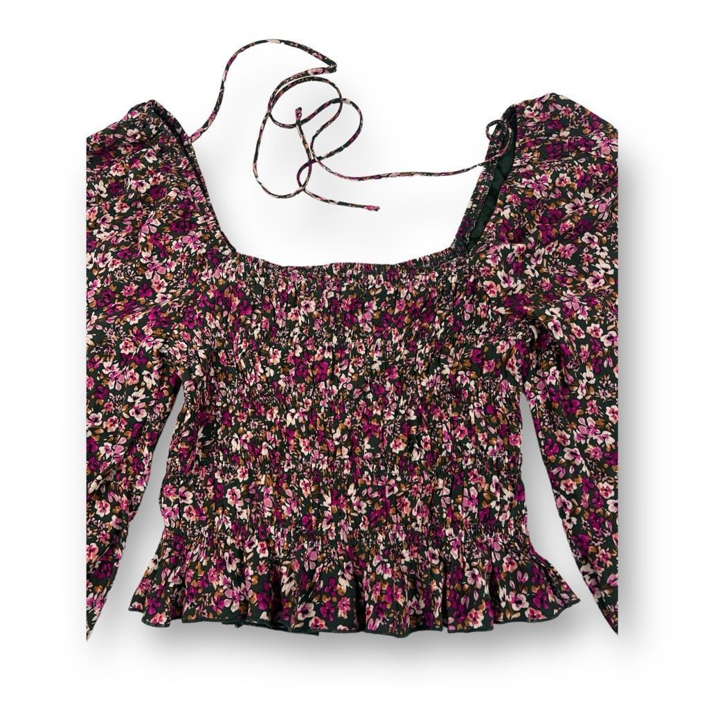 Other Lucy Paris Floral Balloon Sleeve Top Size Small Size S / US 4 / IT 40 - 2 Thumbnail