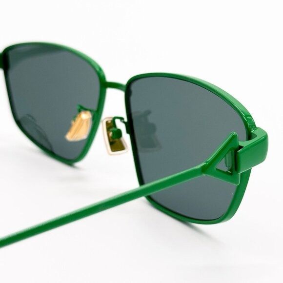 Bottega Veneta NEW BOTTEGA VENETA SUNGLASSES BV1185S 004 AVIATOR GREEN WOME Size ONE SIZE - 7 Thumbnail