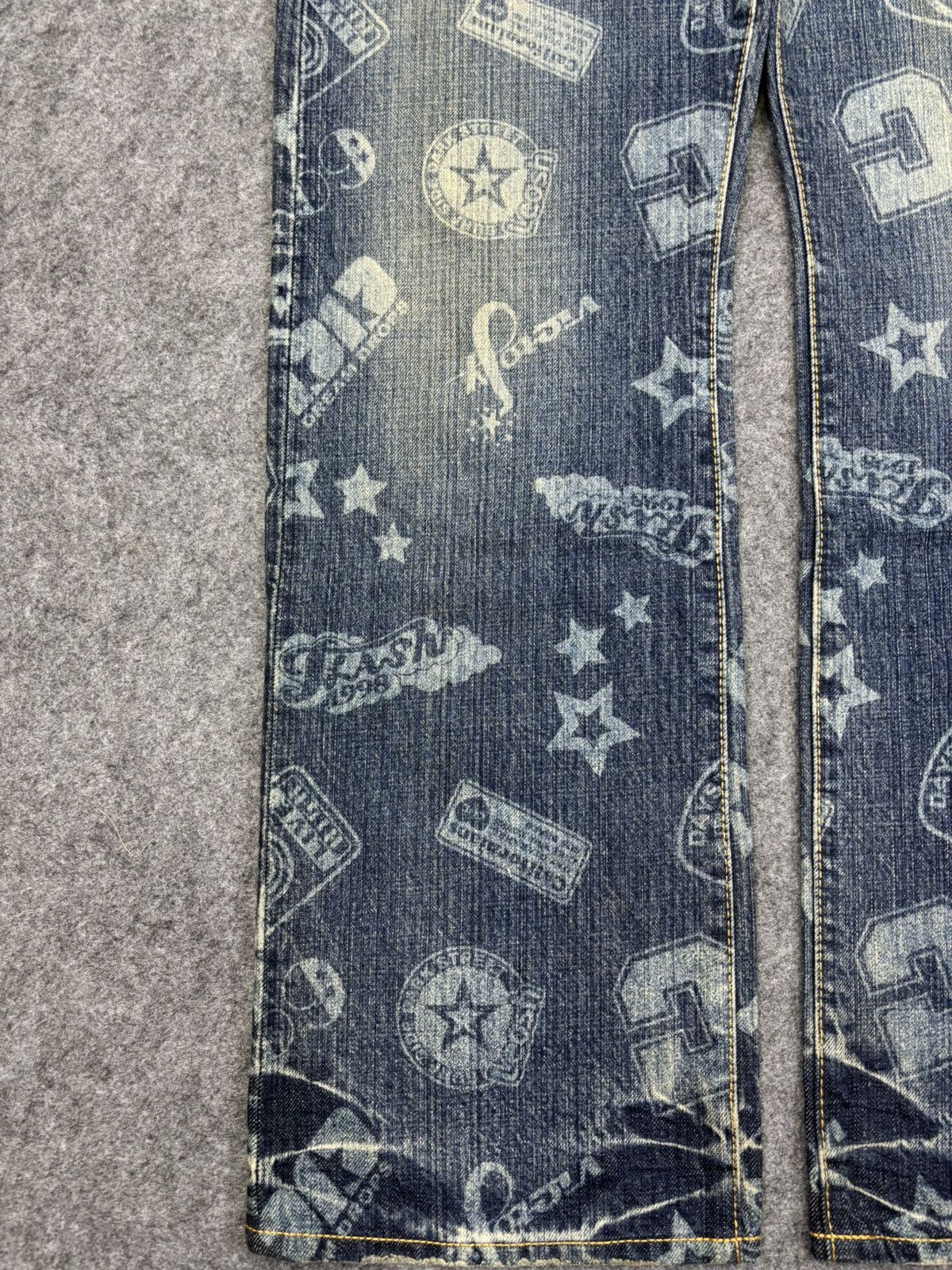 Japanese Brand CO&LU Japan Full Print Denim Hysteric Design Denim F749 Size US 30 / EU 46 - 8 Thumbnail
