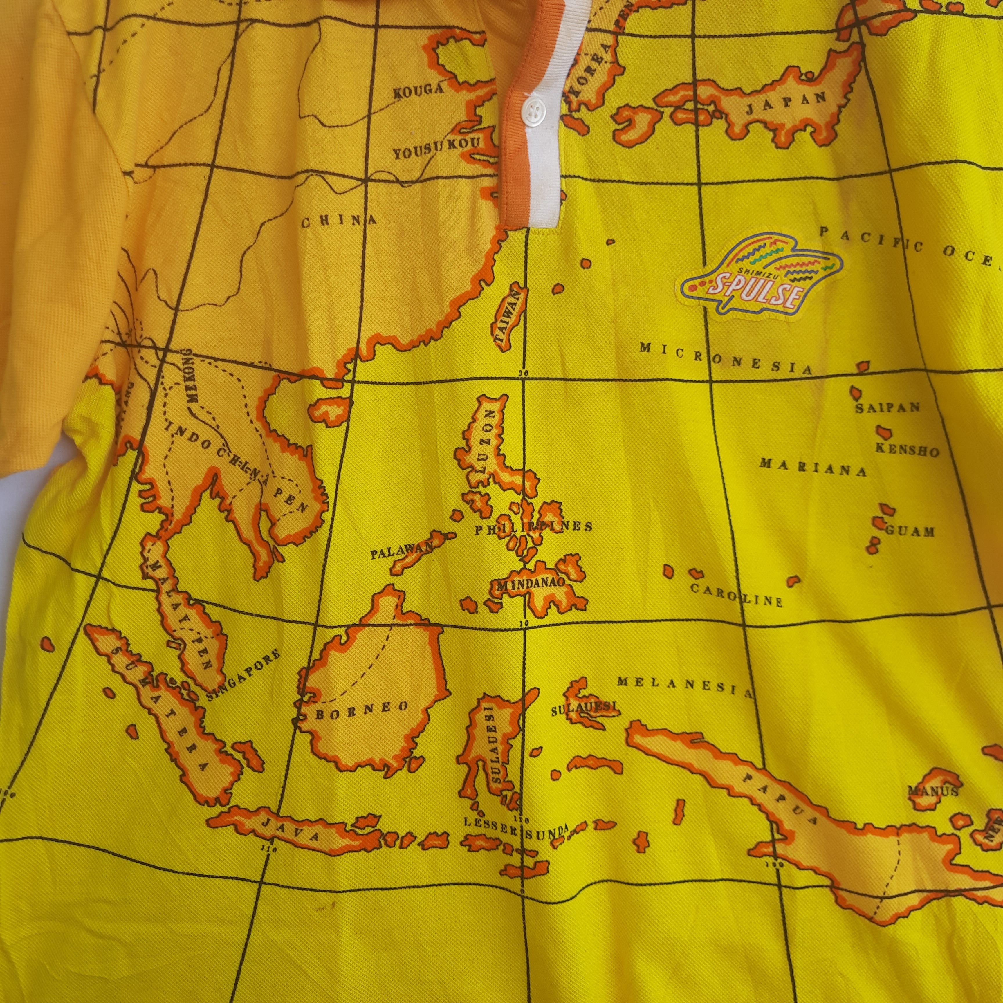 Japanese Brand Vintage 90s Shimizu S-Pulse Japanese Polo Shirts Size US S / EU 44-46 / 1 - 5 Thumbnail