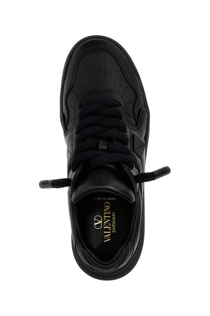 VALENTINO GARAVANI One Stud XL Black Leather Sneakers New