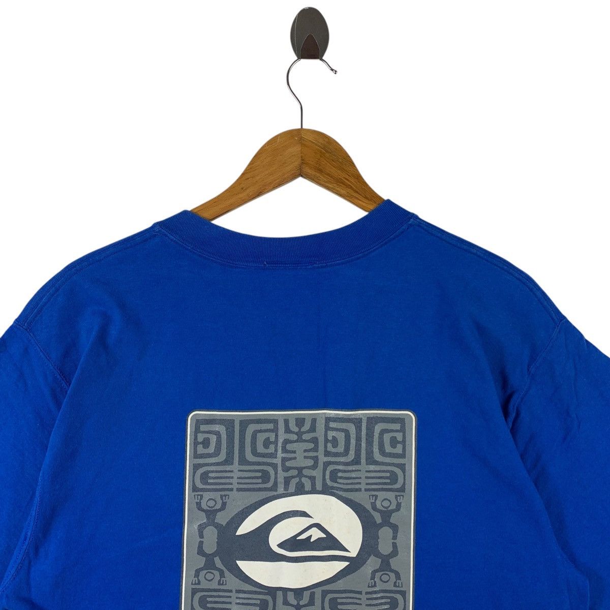 Quiksilver × Vintage Vintage 90s QUIKSILVER Surfing back hit tee Size US L / EU 52-54 / 3 - 9 Thumbnail