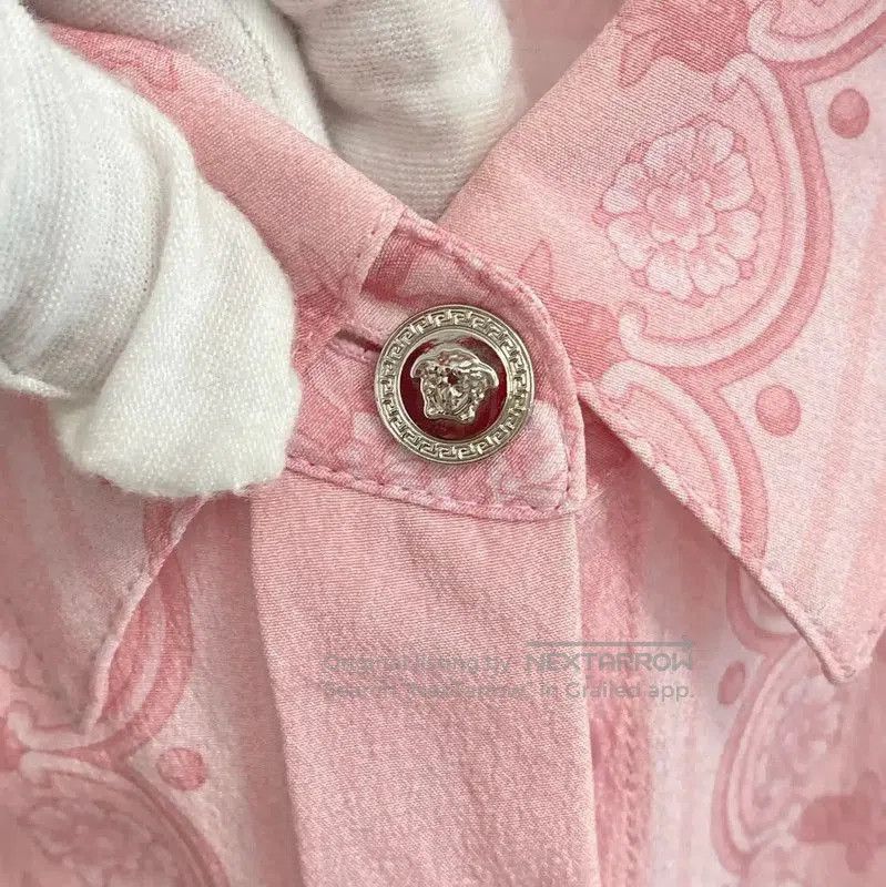 Versace Versace Multicolor Silk Women's Shirt . Size M / US 6-8 / IT 42-44 - 3 Thumbnail