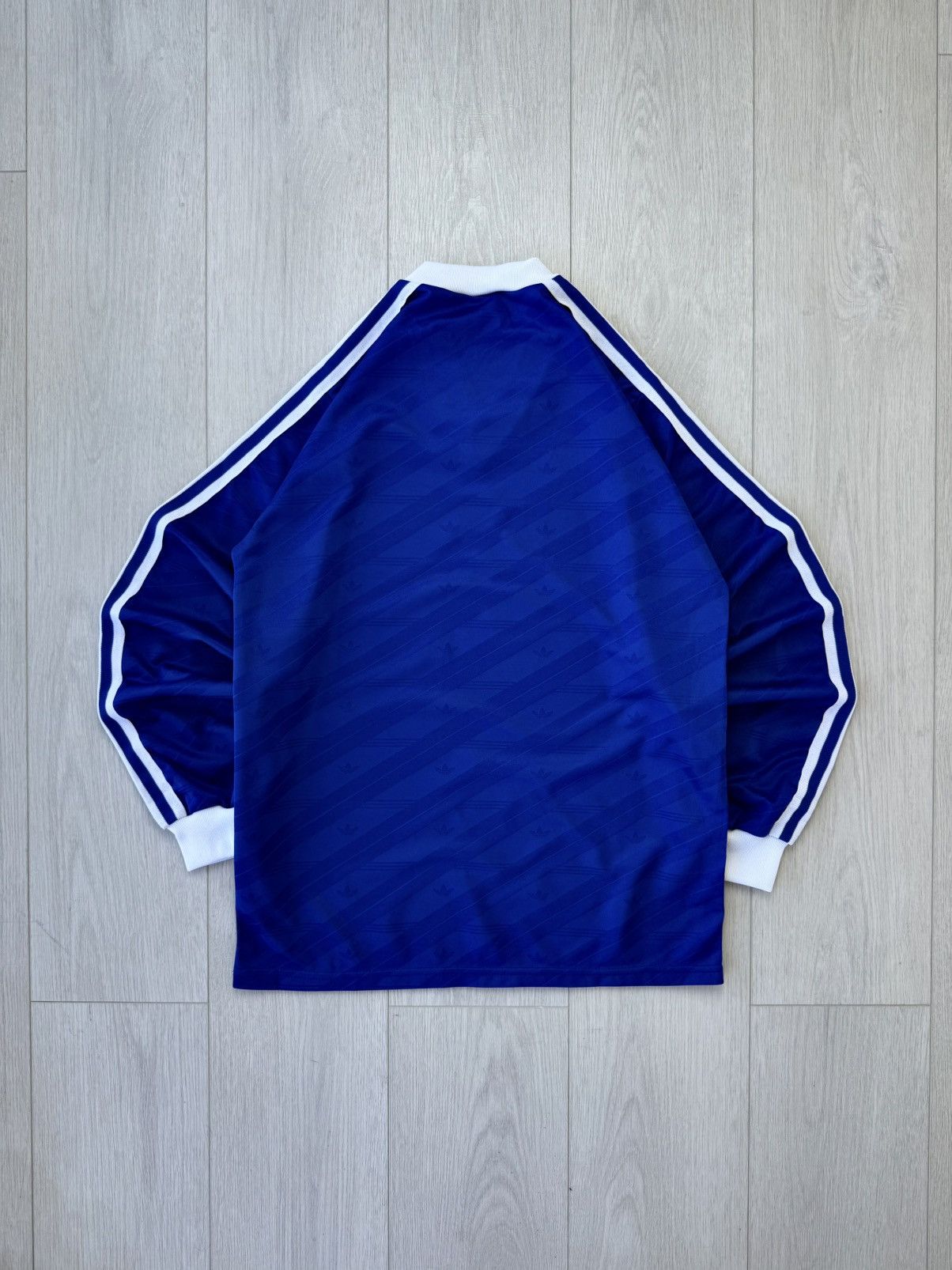 Adidas Vintage 1980s Adidas Trefoil Long Sleeve Jersey England Rare Size US M / EU 48-50 / 2 - 2 Thumbnail