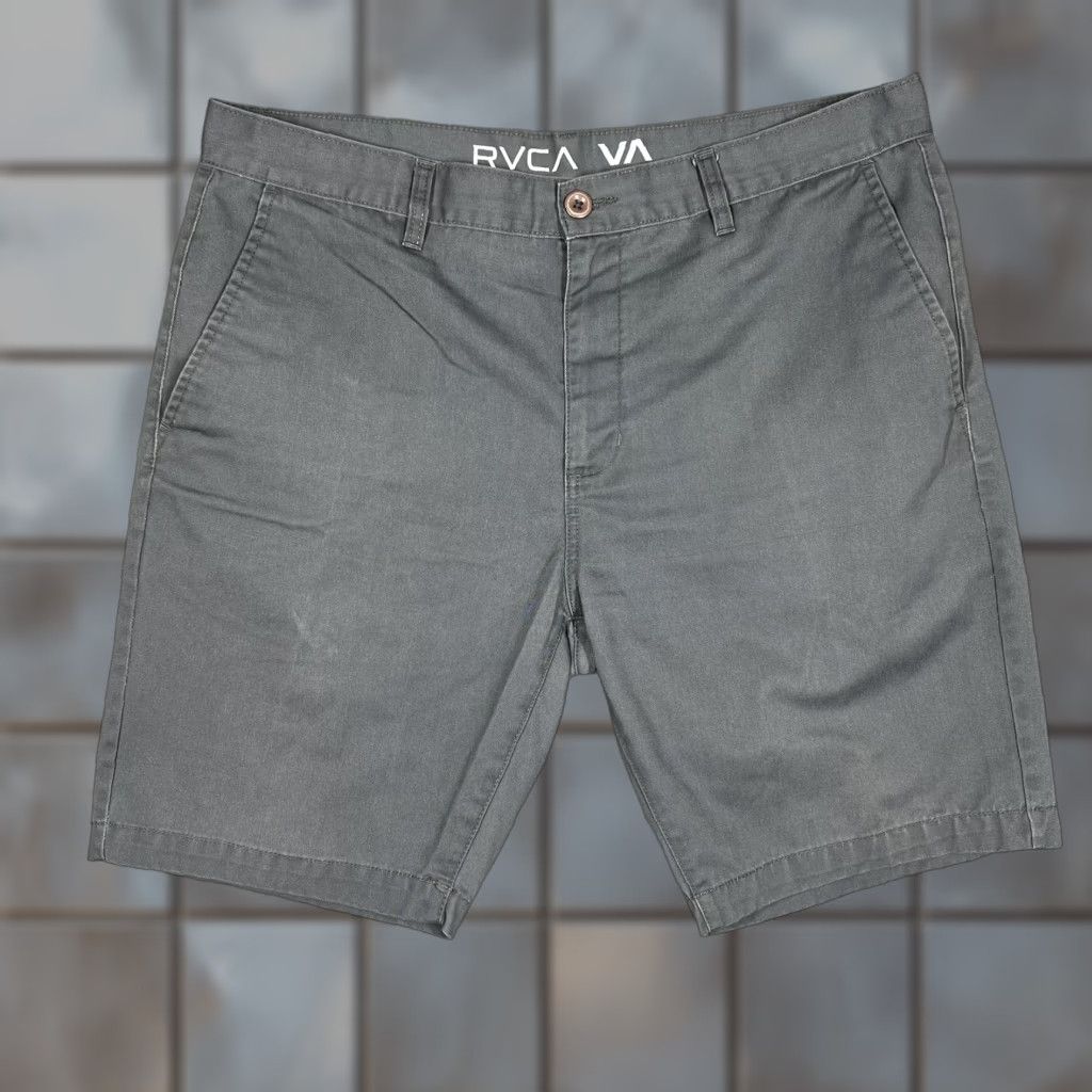 RVCA RVCA Men’s Slim Chino Shorts Casual Dark Gray 10” Inseam EUC Size US 38 / EU 54 - 1 Thumbnail
