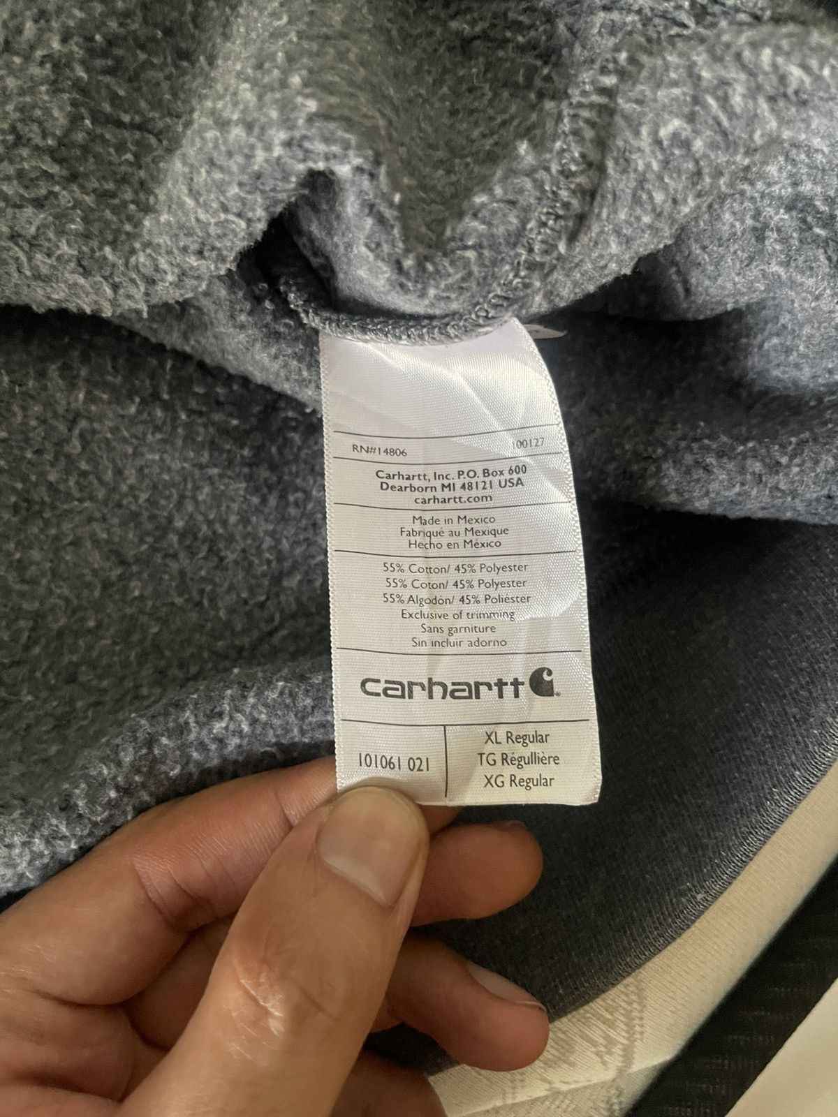 Carhartt Carhartt Hoodie Spellout Camo Size US XL / EU 56 / 4 - 8 Thumbnail