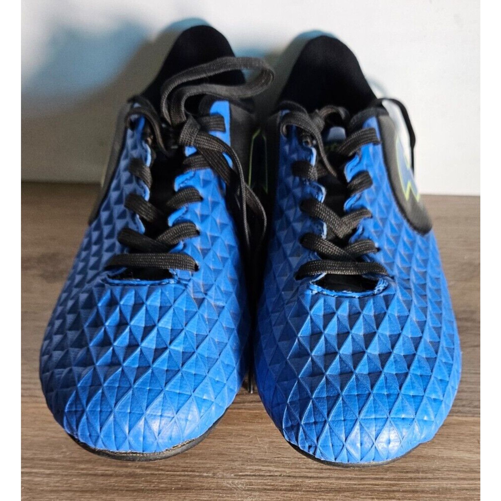 Lotto Sport Lotto Forza Elite II FG Soccer Cleats Blue/Black Size 3 Size US 5 / EU 37 - 2 Thumbnail
