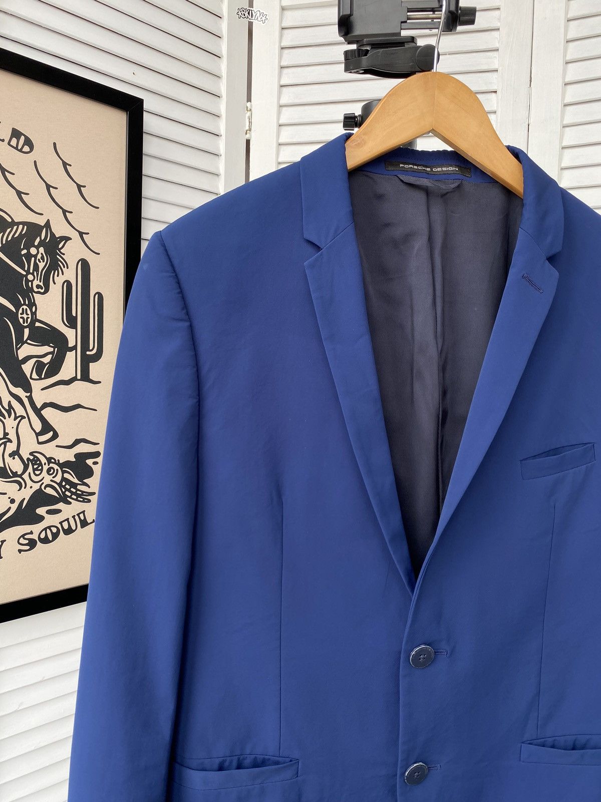 Designer × Porsche Design Porsche Design M2 Tec Driving Blazer Button Up Nylon Size US M / EU 48-50 / 2 - 6 Thumbnail