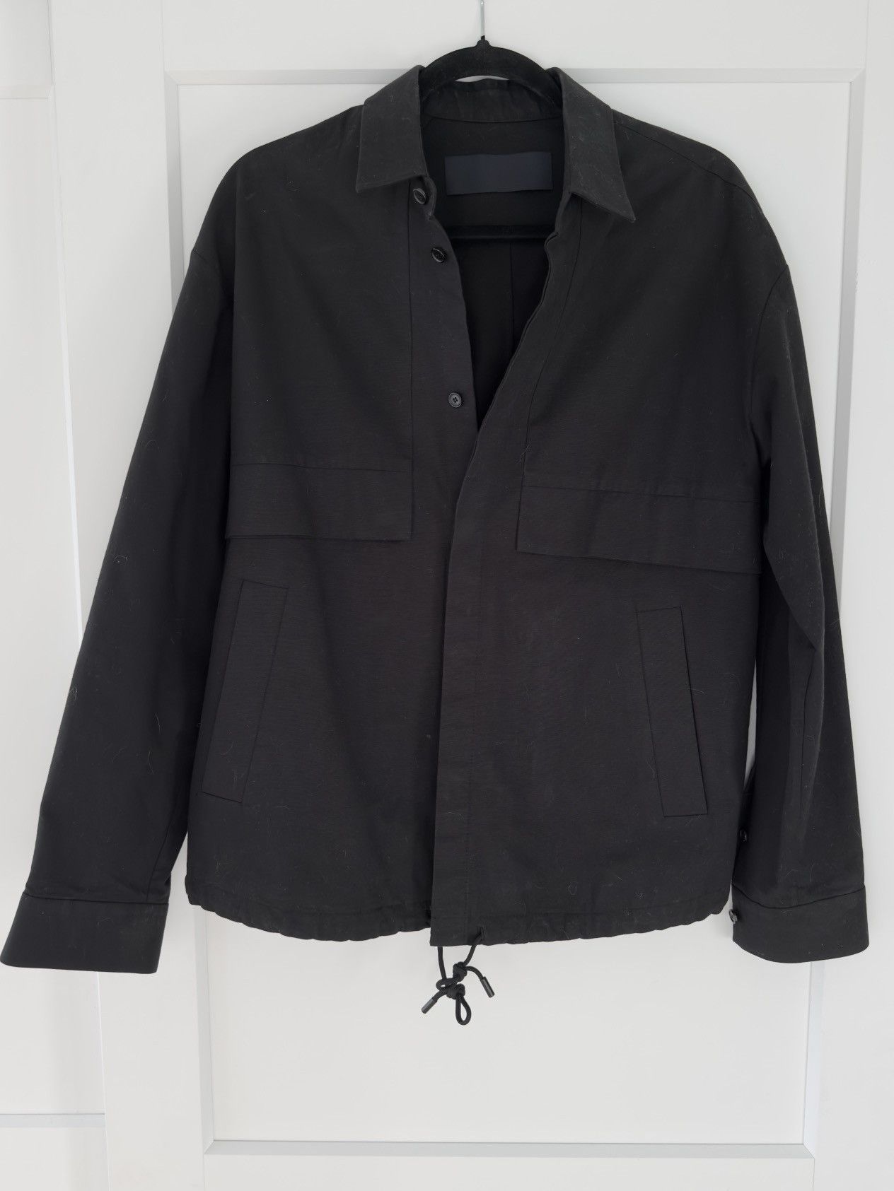 Juun.J JuunJ Black Overshirt Jacket Size US S / EU 44-46 / 1 - 1 Thumbnail