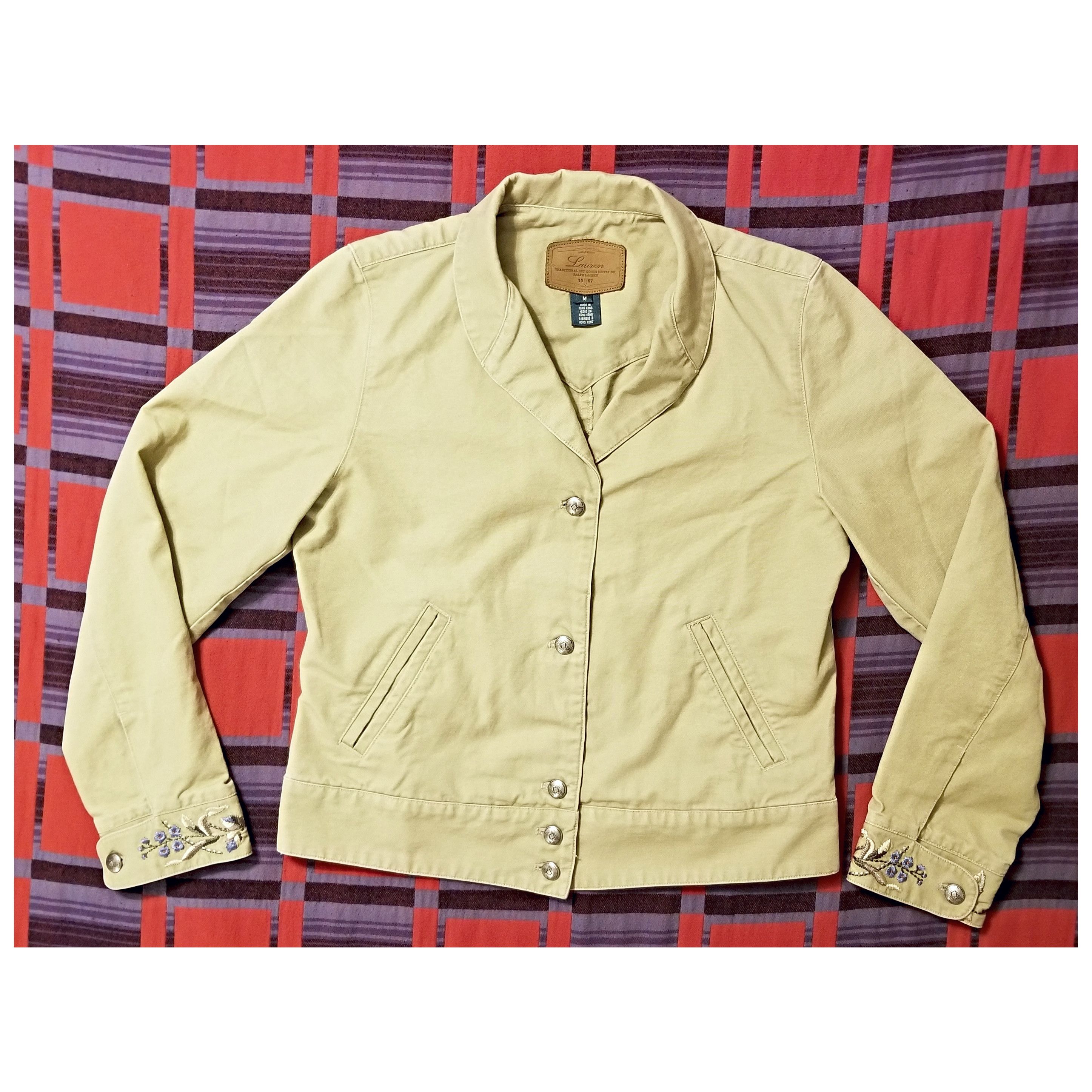 Ralph Lauren RALPH LAUREN EMBROIDERED WESTERN CANVAS JACKET- SIZE MEDIUM Size M / US 6-8 / IT 42-44 - 3 Thumbnail