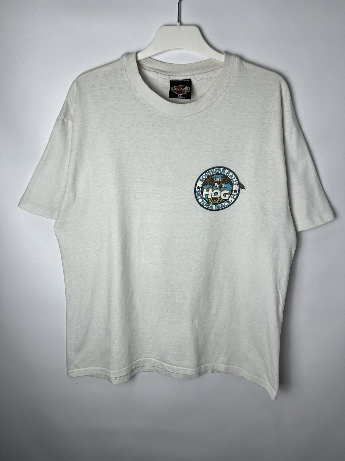 Harley Davidson Vintage Harley Davidson T-Shirt Daytona Southern Rally 1995 Size US L / EU 52-54 / 3 - 3 Thumbnail