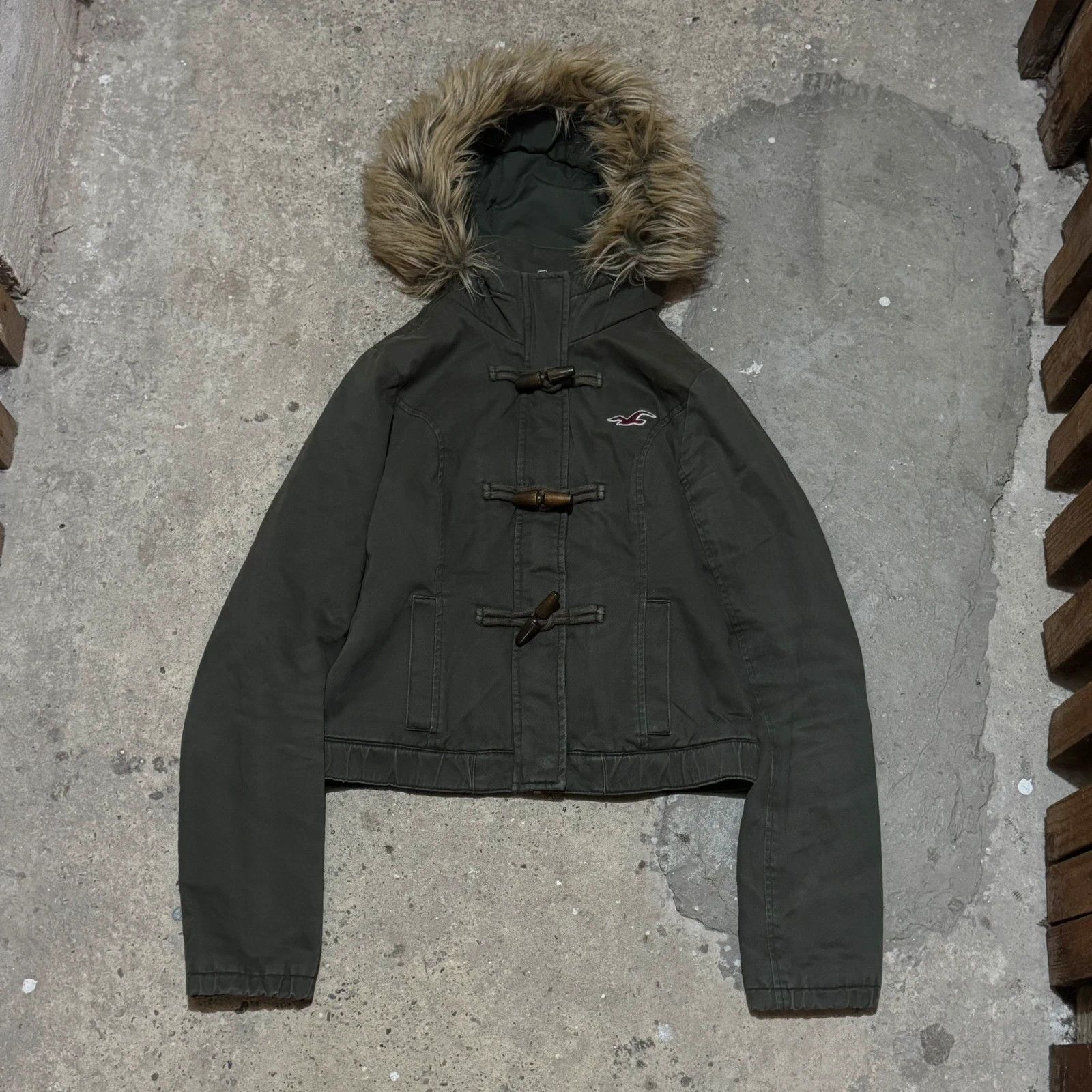 Hollister Fur hood y2k hollister jacket Size M / US 6-8 / IT 42-44 - 1 Thumbnail
