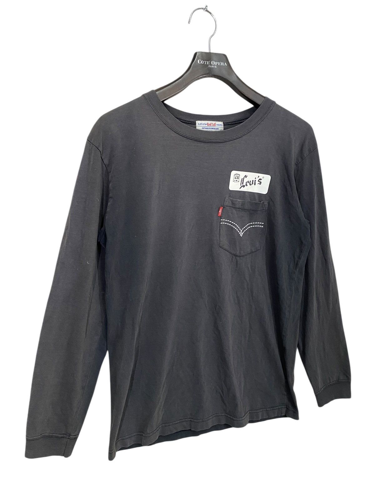 Levi's × Levi's Vintage Clothing × Vintage Vintage levis sun faded single pocket tshirt longsleeve Size US M / EU 48-50 / 2 - 2 Thumbnail